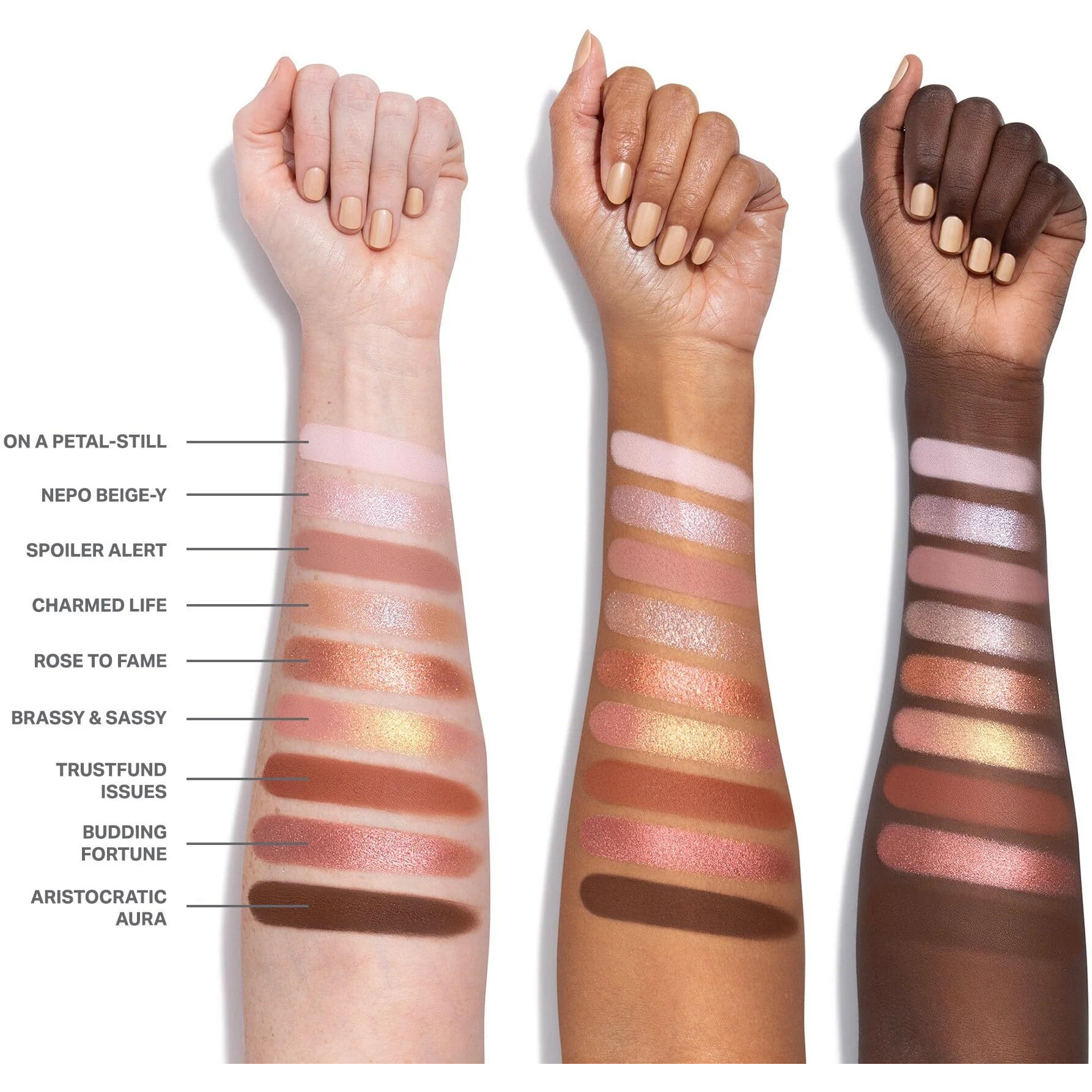 Morphe Rich & Foiled Eyeshadow Palette - Rose To Fame - Ultra-Pigmented Rose Gold & Metallic Foiled Shadows For Luminous Eye Looks (0.35 Oz)