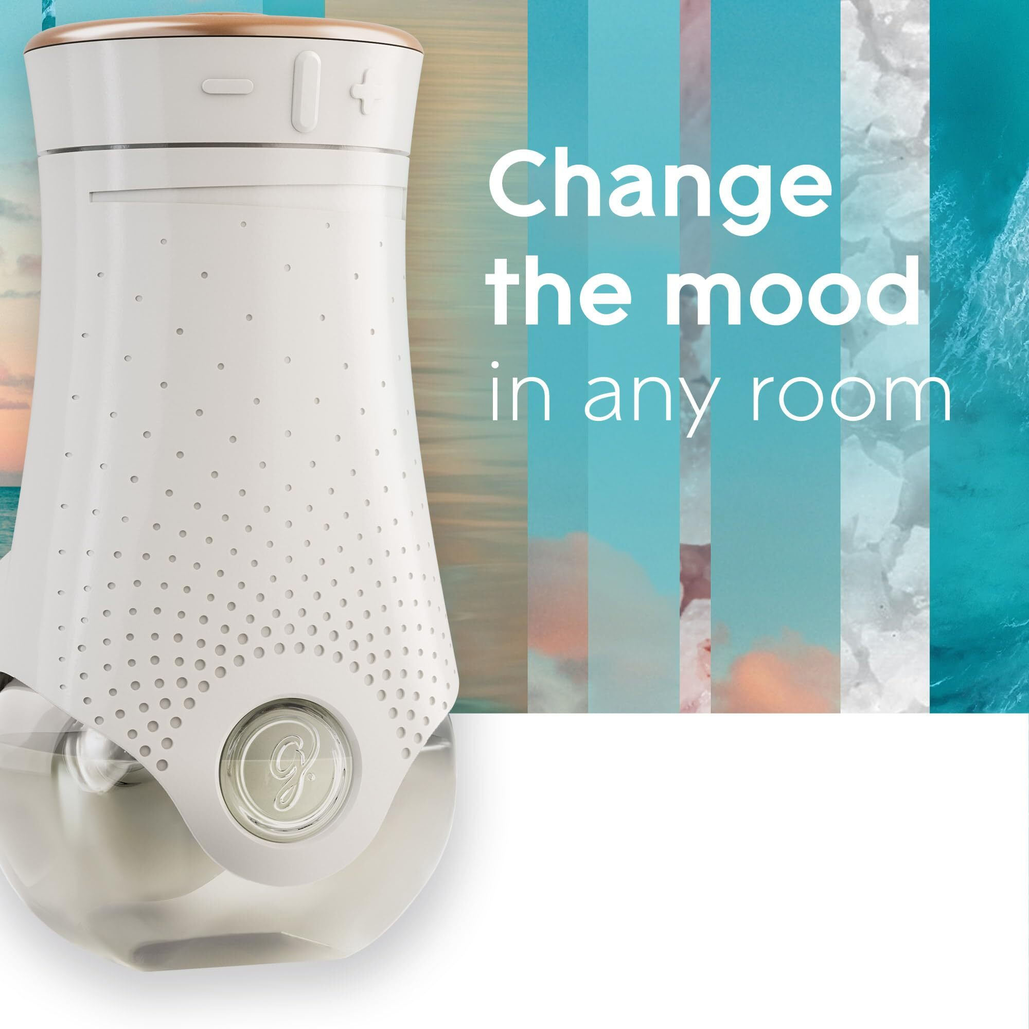 Glade Plugins Refills Air Freshener  Sky & Sea Salt  Scented And Essential Oils For Home And Bathroom  0.67 Fl Oz  10 Count