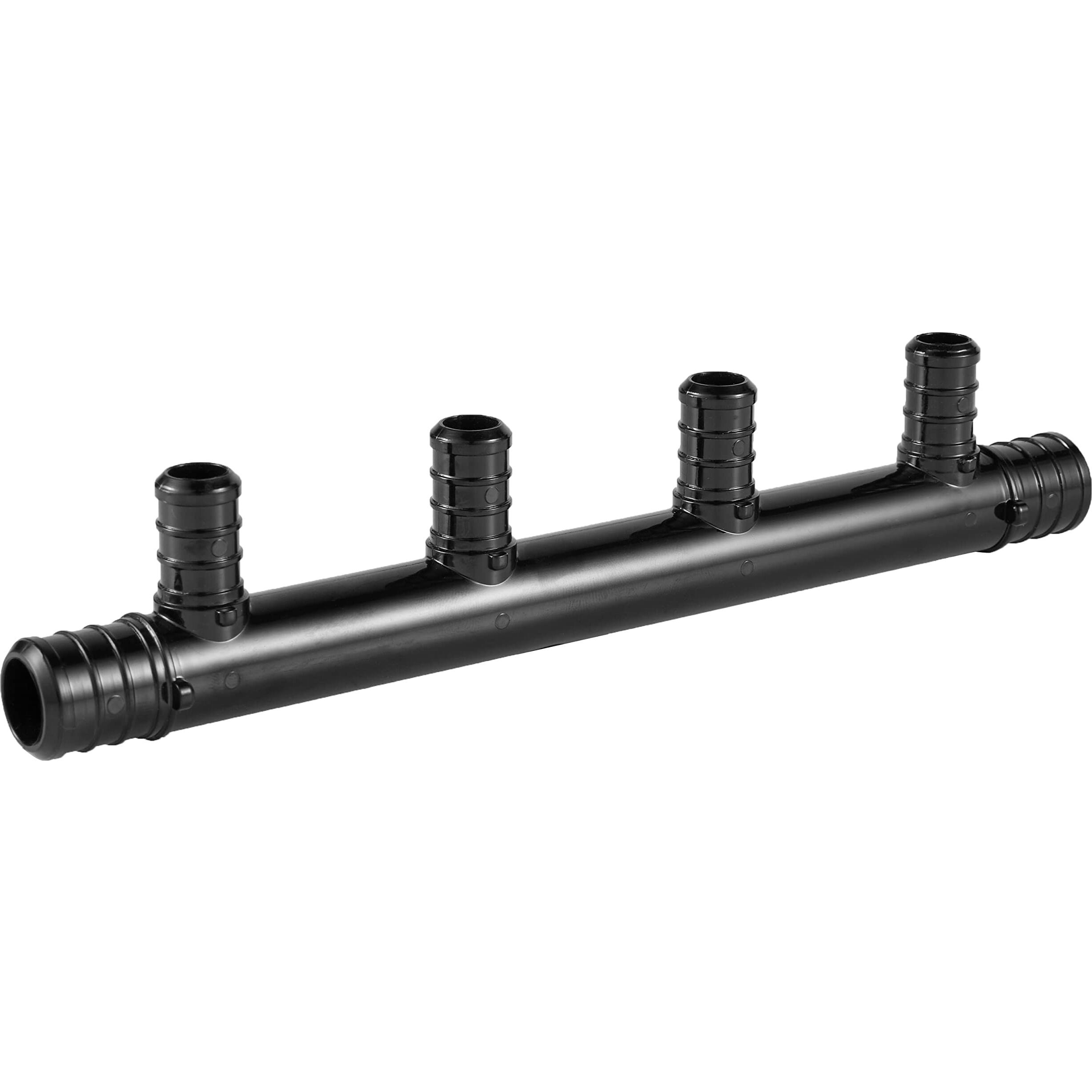 (Pack Of 2) Efield Open Poly Ppsu Barb Crimp Pex Manifold 3/4 Trunk  1/2"" Port (4 Ports)