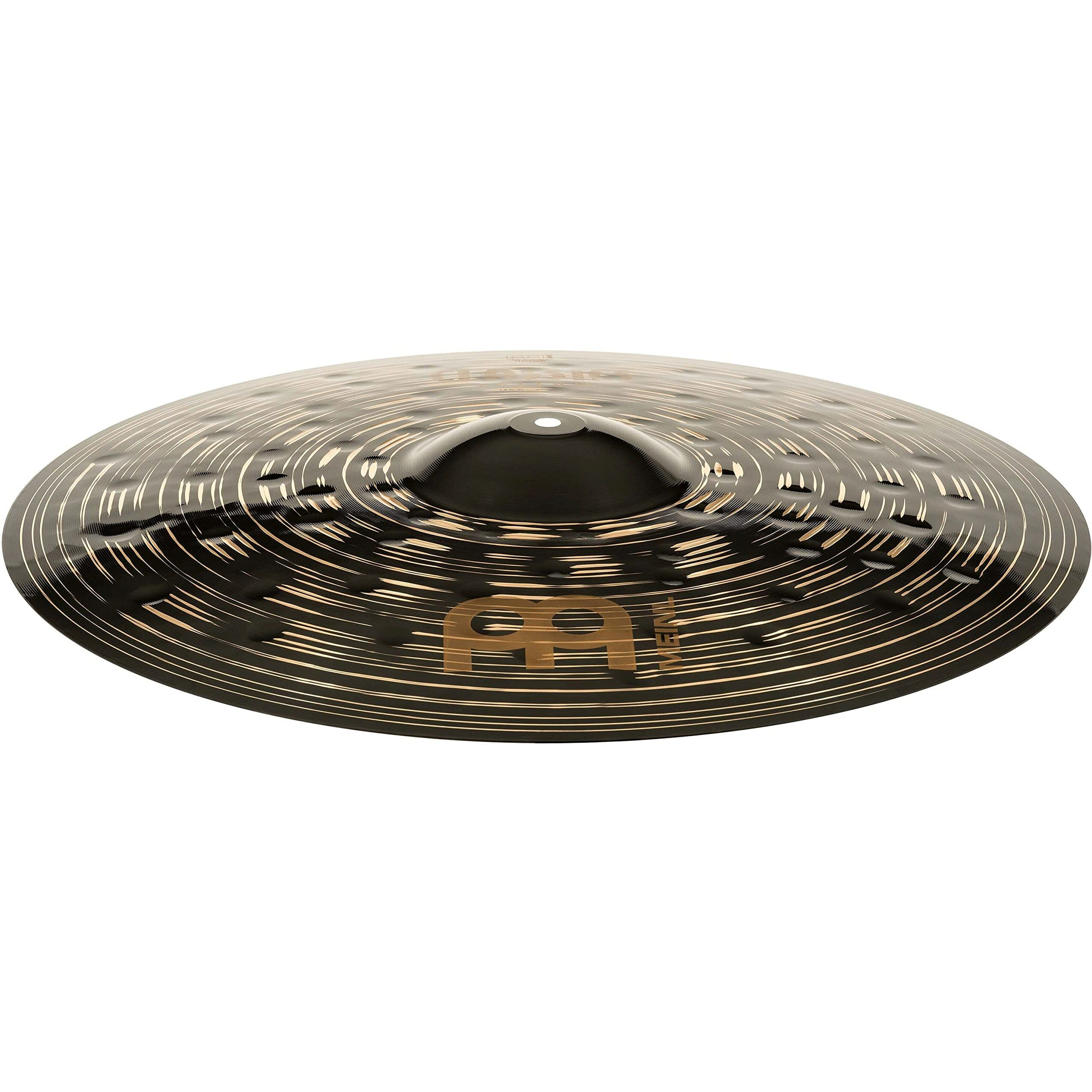 Meinl Cymbals Classics Custom Dark 21"" Crash Cymbal For Drum Set - Made In Germany - B12 Bronze  2-Year Warranty (Cc21Dac)