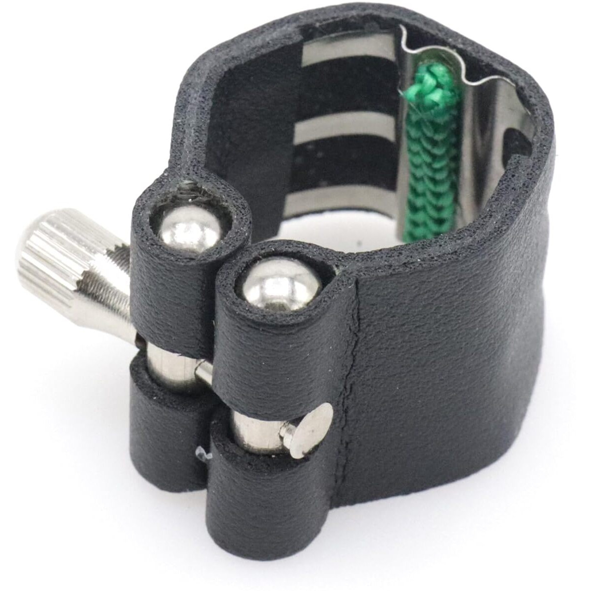 Cashbeat Clarinet Ligature - Sturdy Synthetic Leather  Adjustable  Secure Fit  For Standard Clarinets  Easy Installation