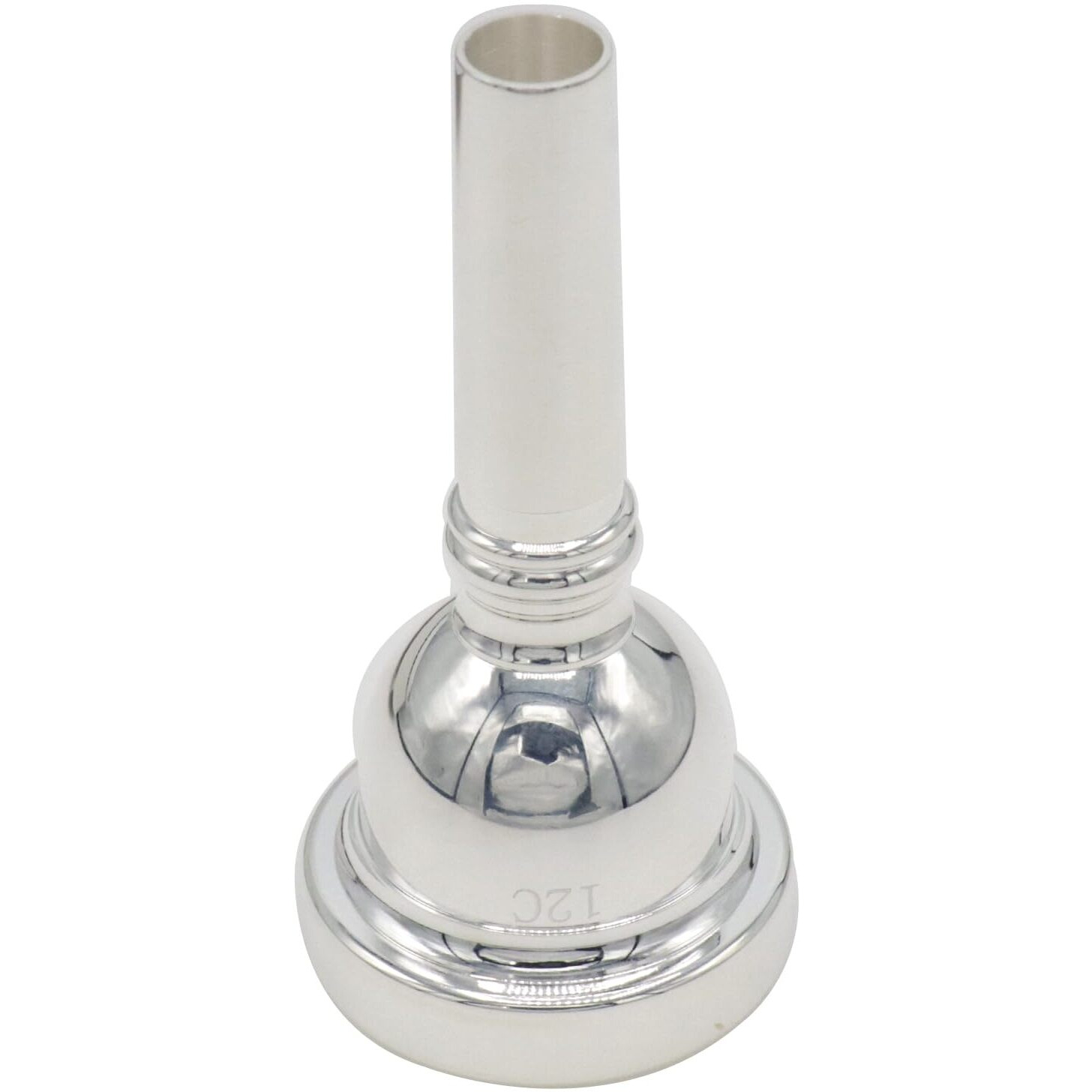 Cashbeat 12C Silver Small Shank Trombone Mouthpiece  Euphonium Mouthpiece For Superior Sound  Compatible With Baritone And Tenor Trombone  Brass Instrument Accessories