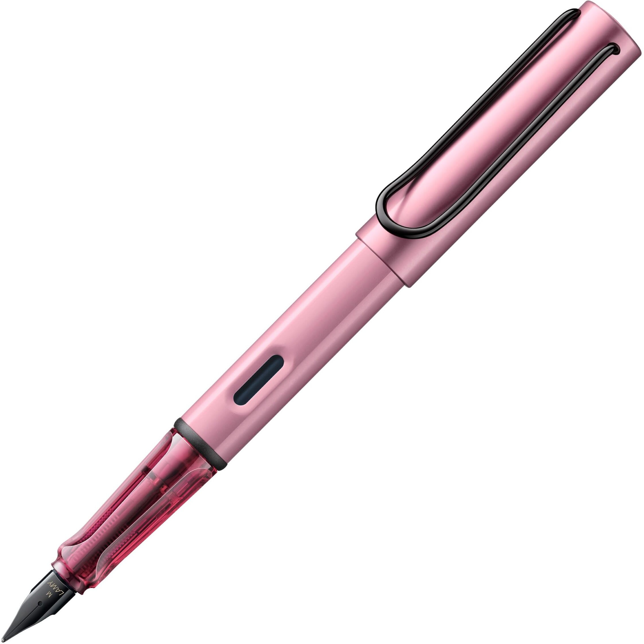 Lamy Al-Star Autumn Pink - Fountain Pen With Ergonomic Grip & Polished Steel Nib In Size F - Lightweight Aluminum Body - Including Lamy T 10 Blue Cartridge - Right-Handed