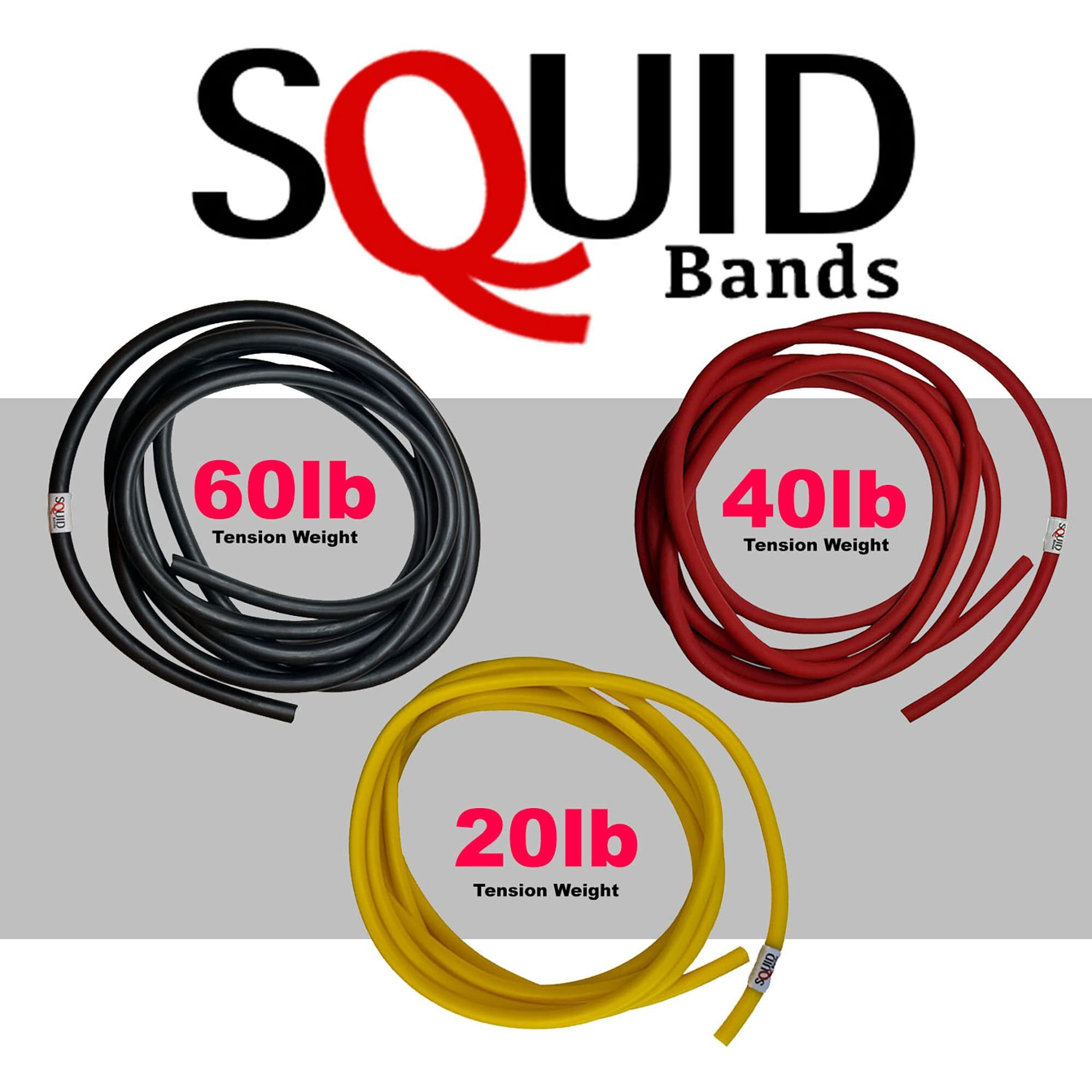 Squid Bands  Wrestling  Jiu Jitsu  Judo  Grappling  Mma  Boxing  Muay Thai  Solo Training  Resistance Band. (Large)