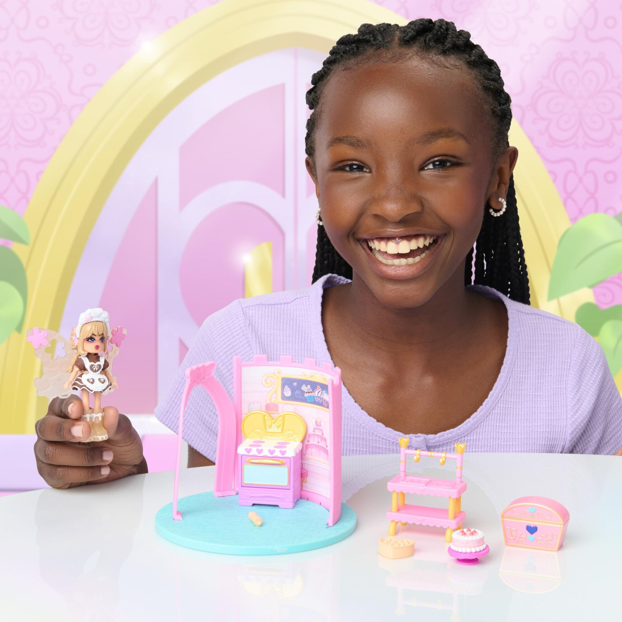 Royale High Baking Class Playset - 1 Doll  6 Accessories - Fits Inside Castle Playset - Virtual Item Code Included - Ages 5+