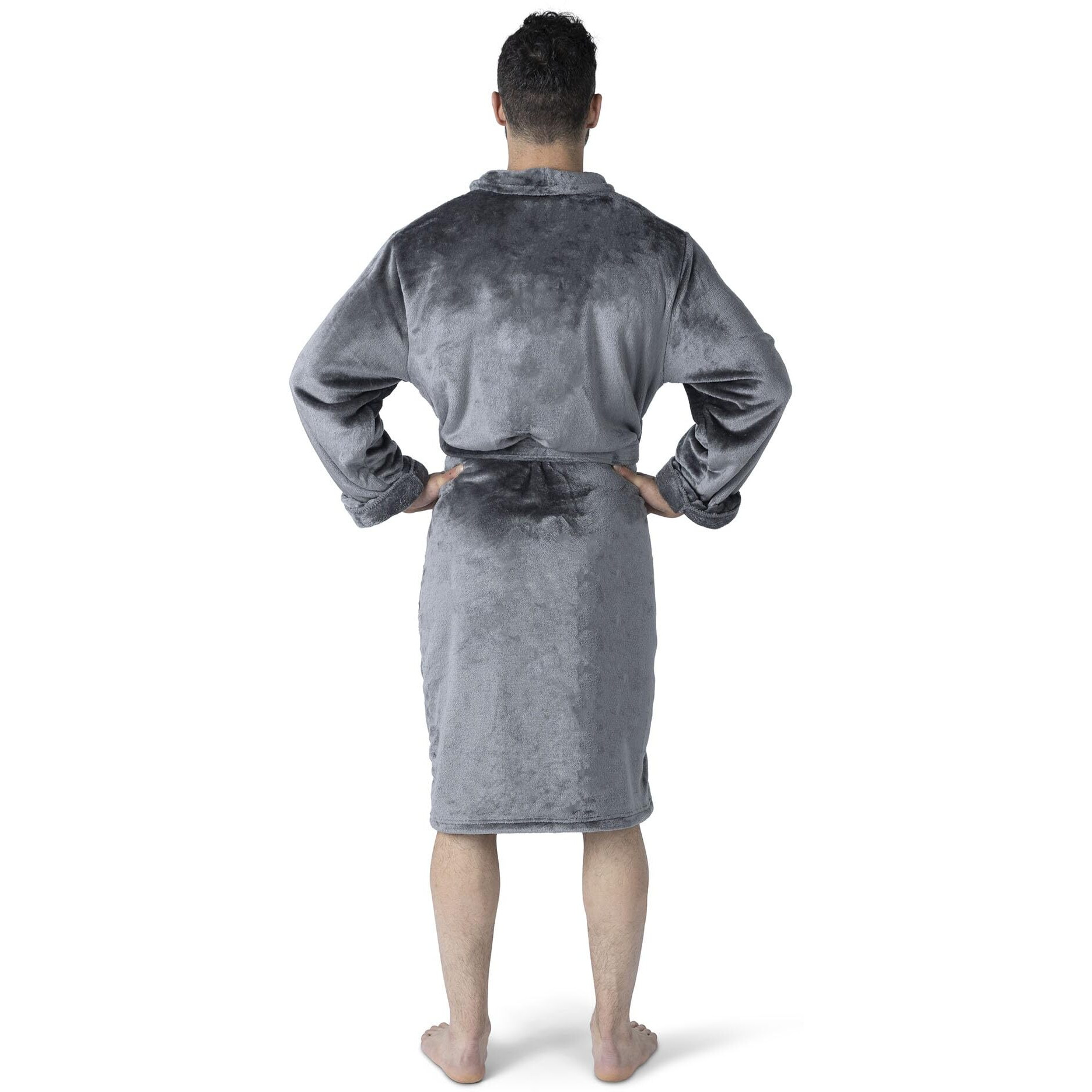 Northwest Nfl Houston Texans Silk Touch Bath Robe  Large/X-Large  Rollout Charcoal