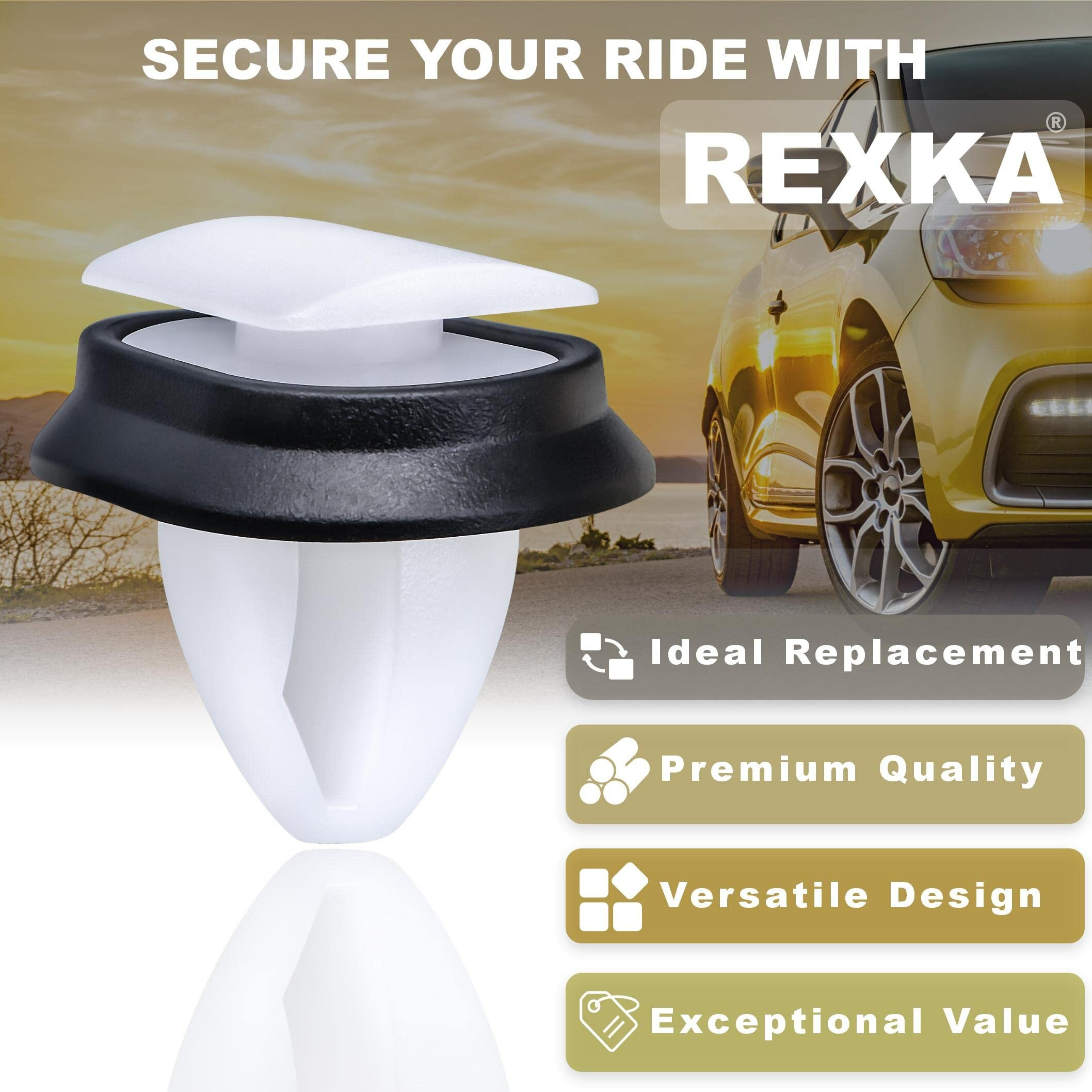 Rexka 50Pcs Back Door Trim Moulding Clip Compatible With Ram Chrysler 68093998Aa Dodge Ram Promaster 2014 - On 68093998-Aa