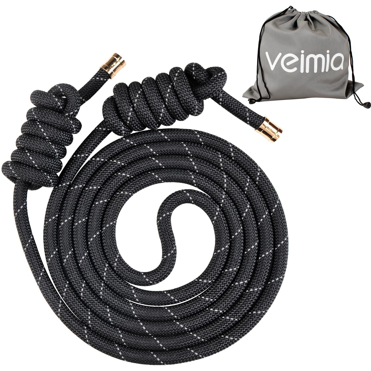 Veimia Flow Rope For Fitness High Performance Double Woven Workout Rope Adjustable Flow Jump Rope For Men Women Training Indoor Outdoor Cardio Exercise Rope For Beginner