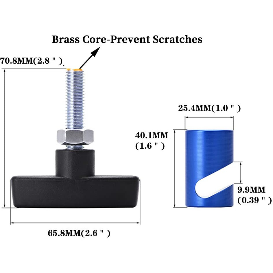 Joytube Lift Support Clamp Hood Strut Fixing Clamps Stay Holder For Tailgates And Trunks With Up To Dia.3/8  (10Mm) (Pack Of 4)