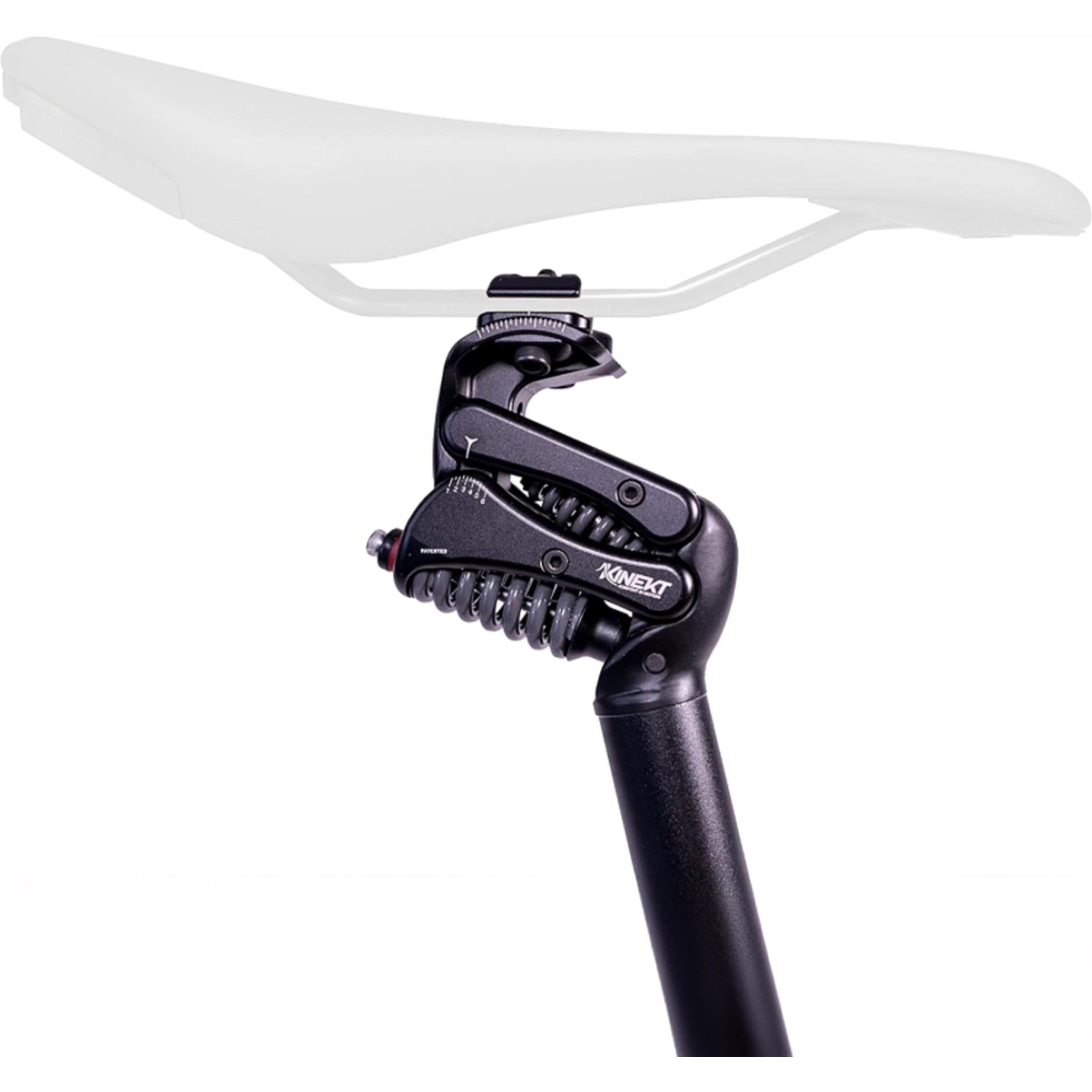 Kinekt Bike Suspension Seatpost  Xr Lightweight Aluminum Alloy Seat Post For Road  Gravel And E-Bikes  Adjust To Weight And Riding Style  Quick And Easy Set-Up (31.6Mm Diameter  420Mm Seatpost Length)