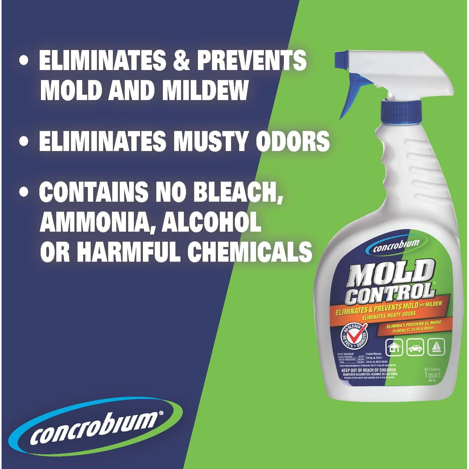Concrobium 25001Cal Mold Control  1 Gallon