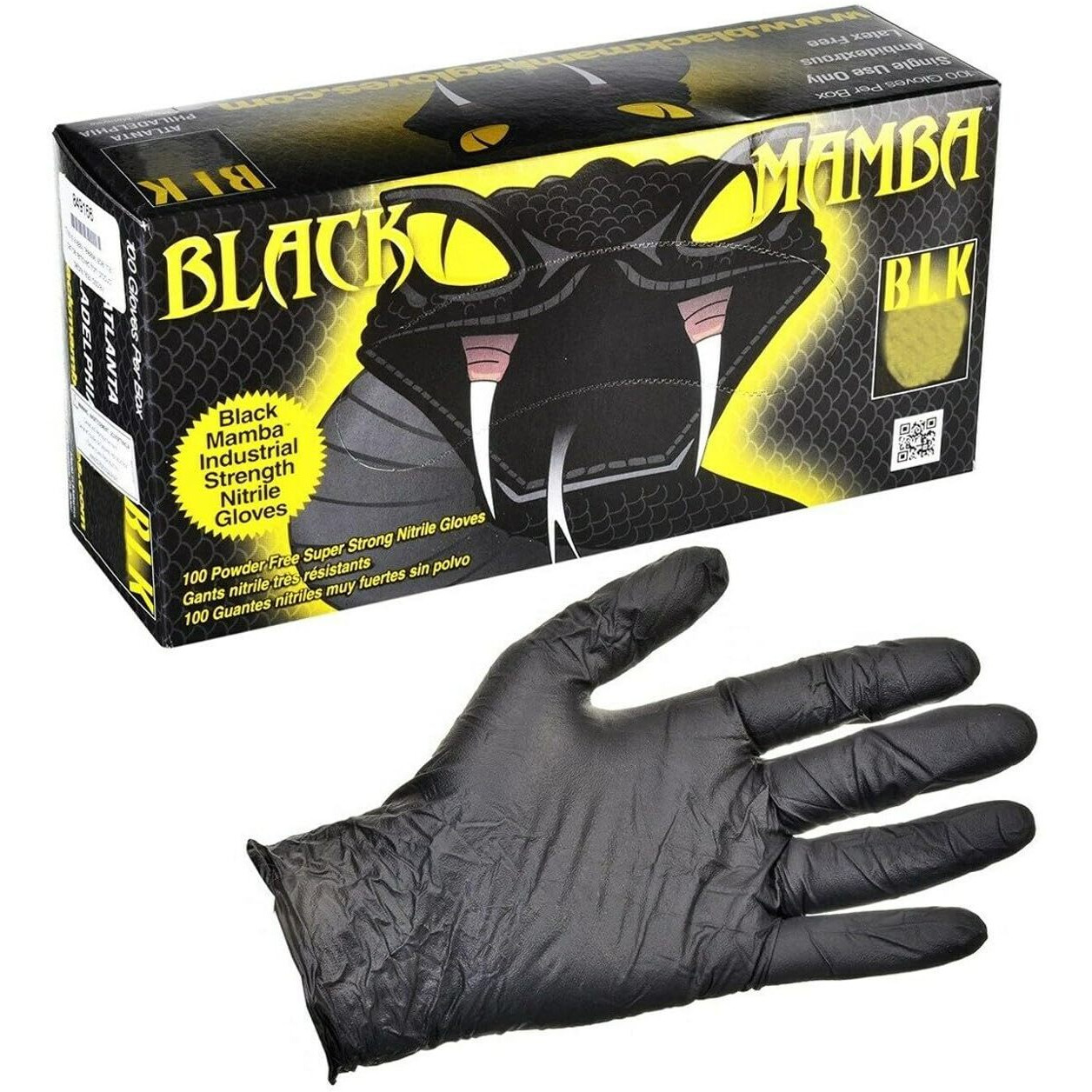 Black Mamba Size X-Large Nitrile Gloves