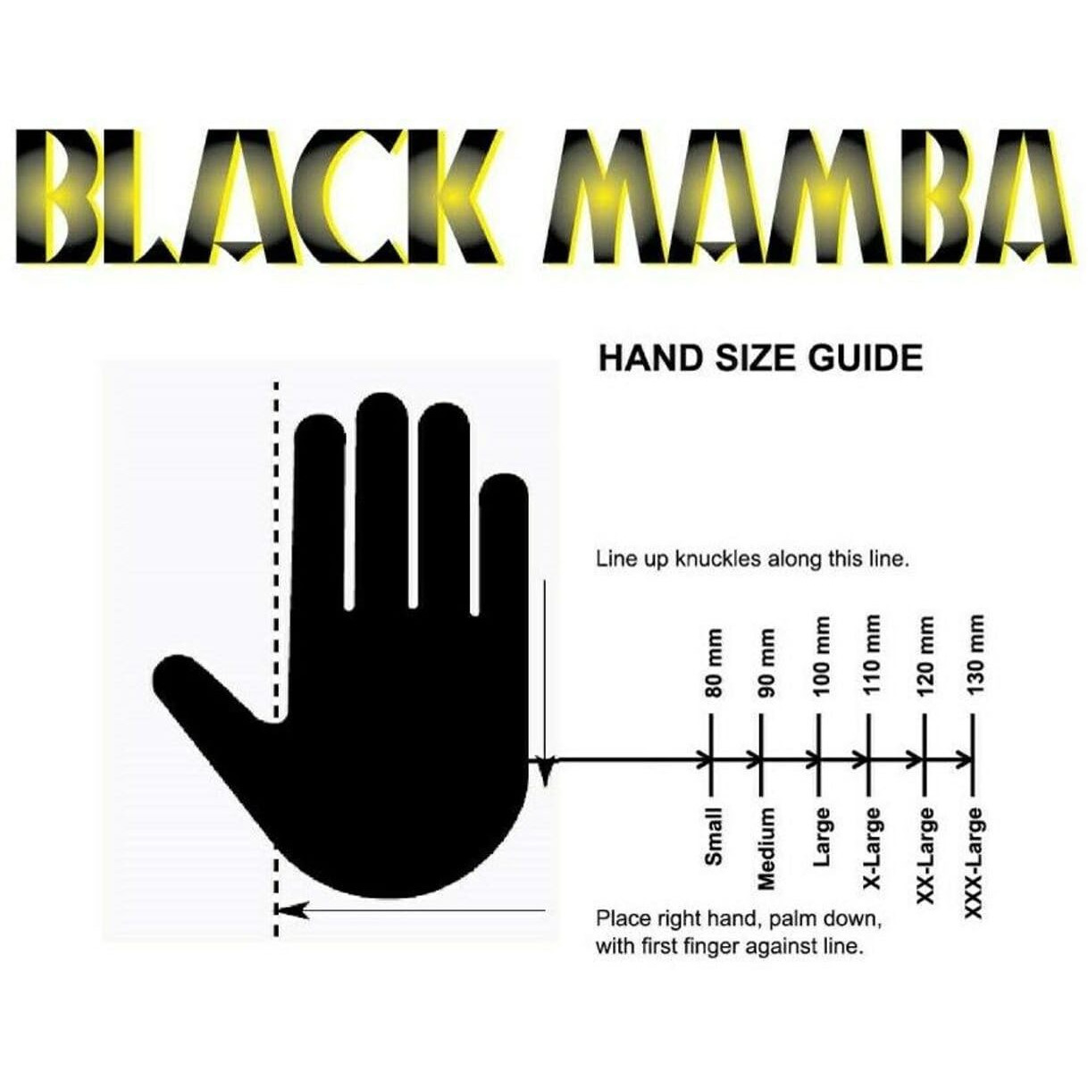 Black Mamba Size X-Large Nitrile Gloves
