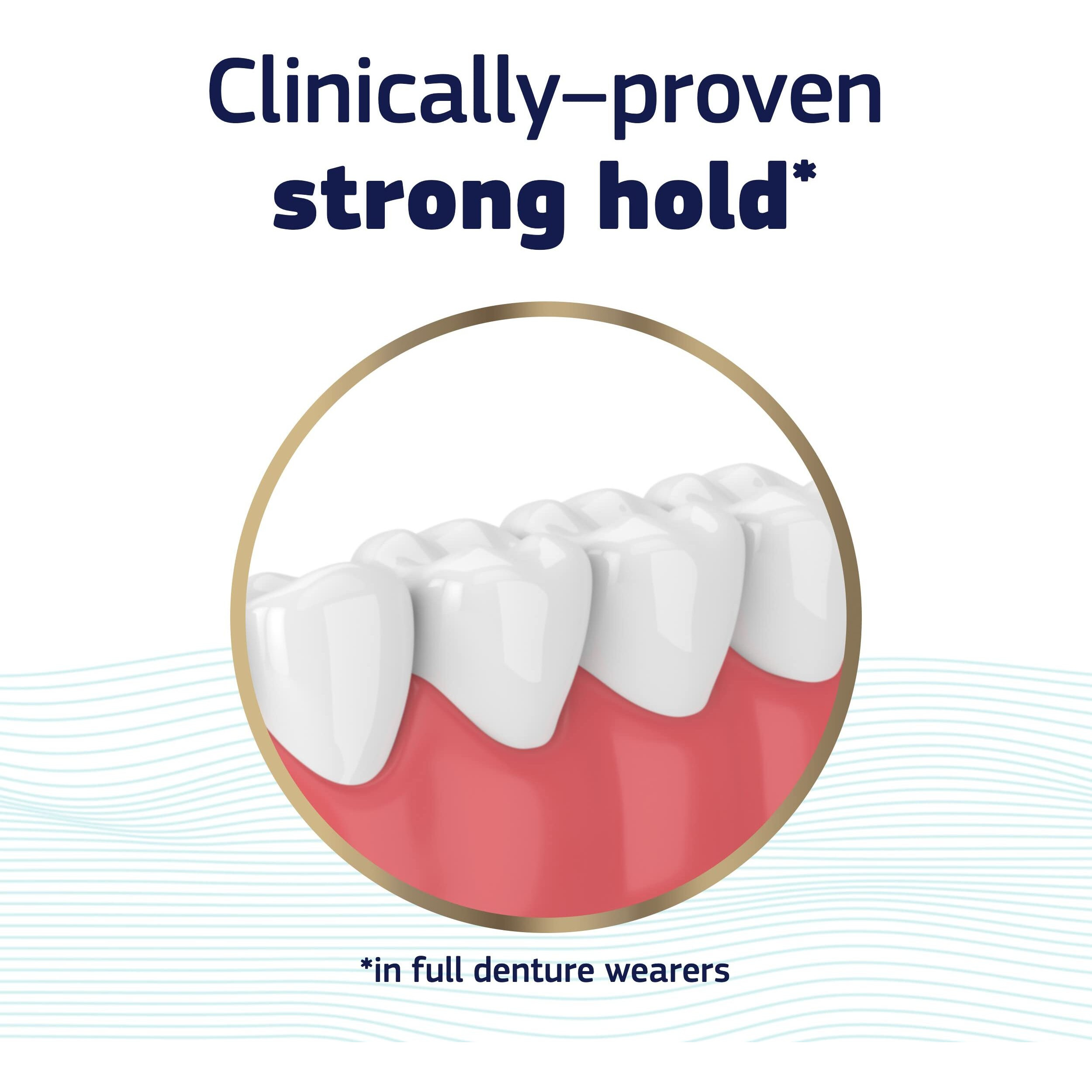 Fixodent Pure Strength Secure Denture Adhesive 2.4Oz (Pack Of 4)