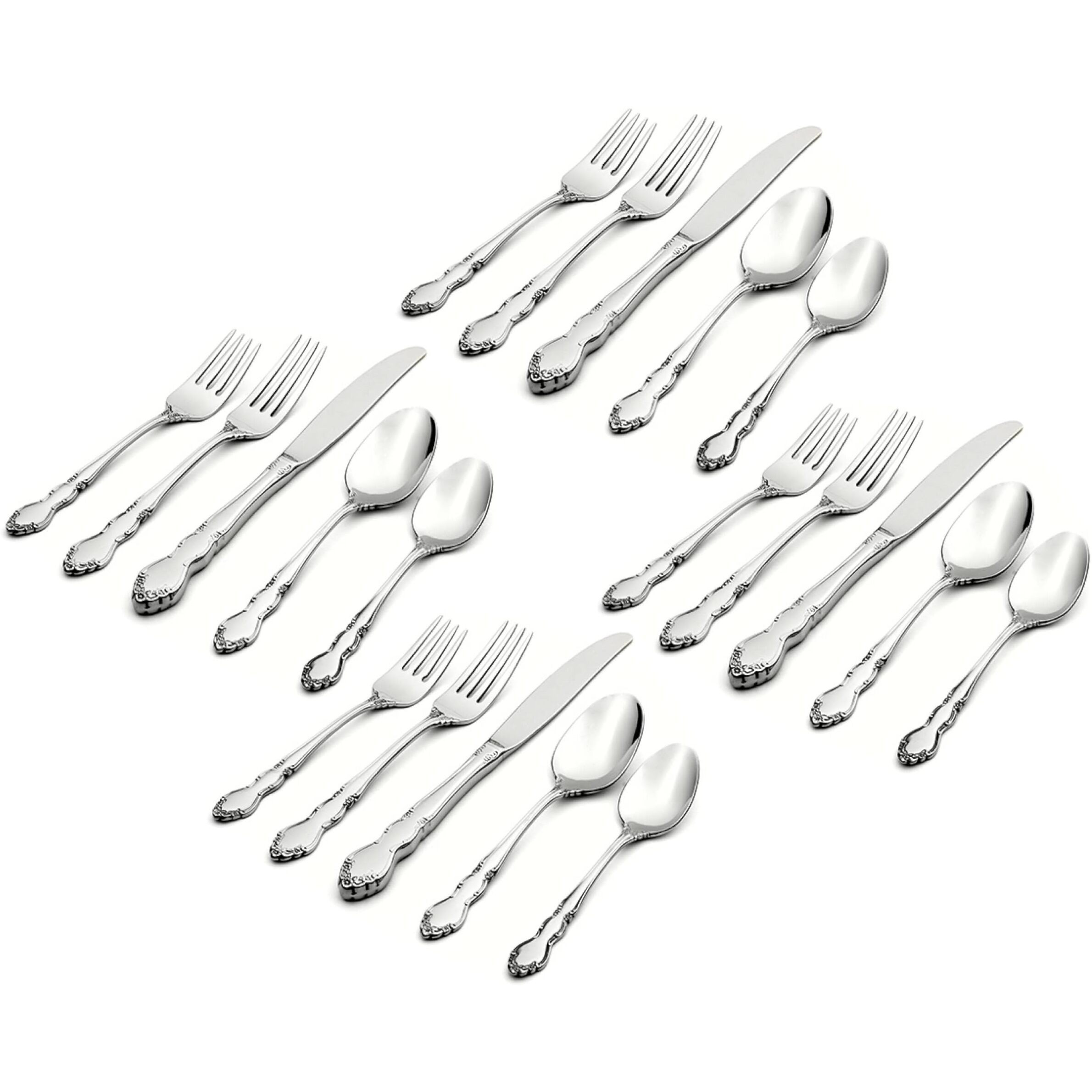 Oneida Satin Dover 20-Piece Flatware Set   Service For 4