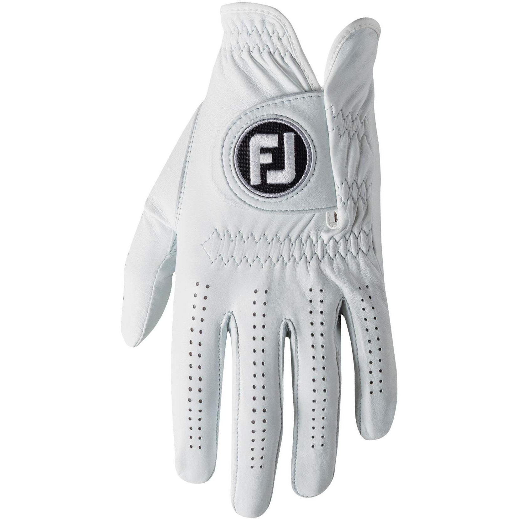 Footjoy Men's Pure Touch Limited Golf Gloves White Medium/Large  Worn On Left Hand