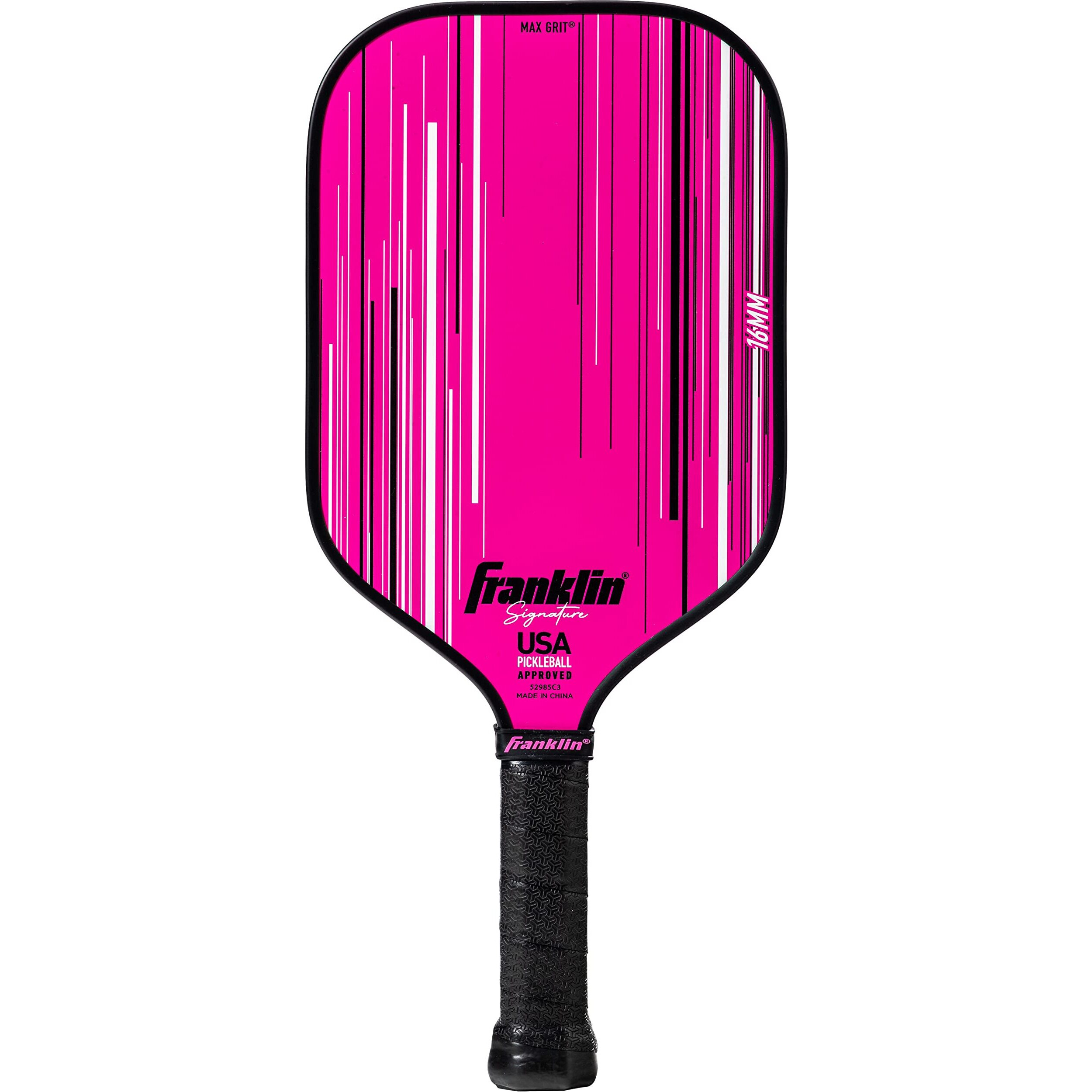 Franklin Sports Pro Pickleball Paddles - Signature Series Pro Paddle With Maxgrit Surface - Usa Pickleball (Usapa) Tournament Approved - 16Mm Polypropylene Core - Pink