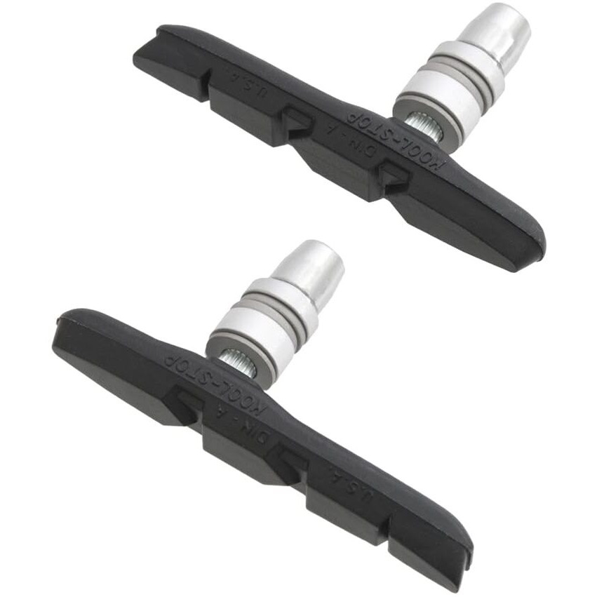 Kool Stop Thinline Brake Shoes  Threaded Pair Black