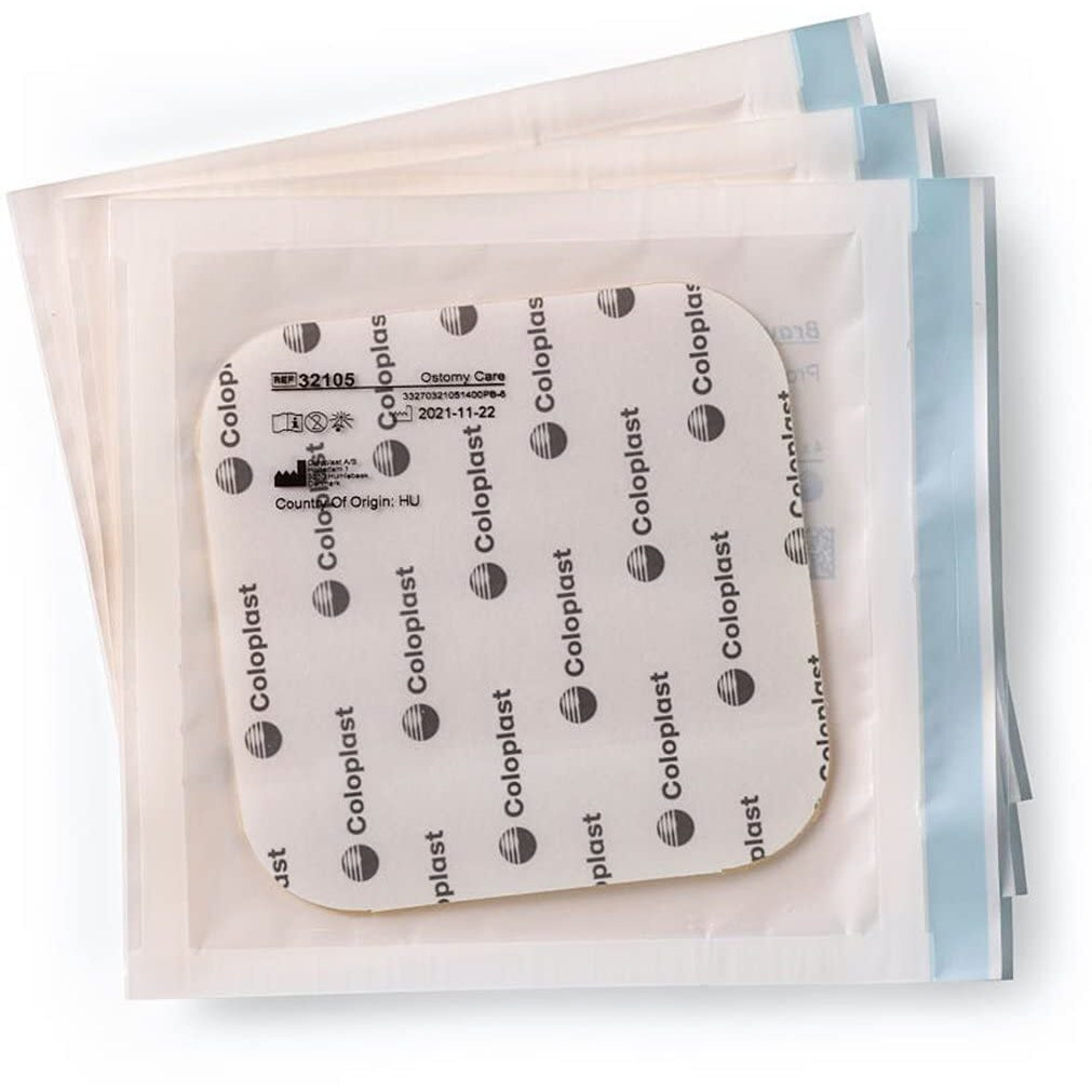Brava Stoma Skin Protective Sheet  Skin Barrier  4 X 4"" 32105 (Box Of 10)