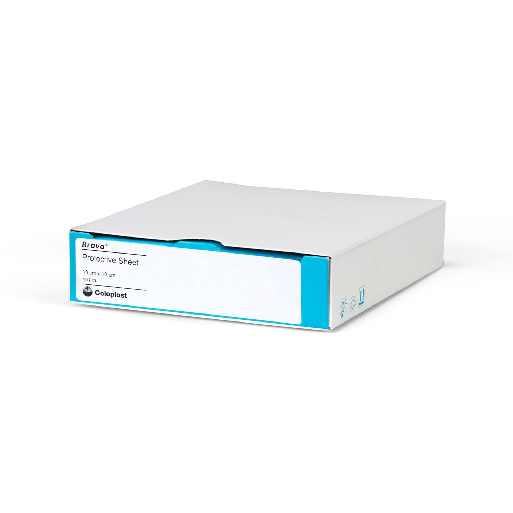 Brava Stoma Skin Protective Sheet  Skin Barrier  4 X 4"" 32105 (Box Of 10)