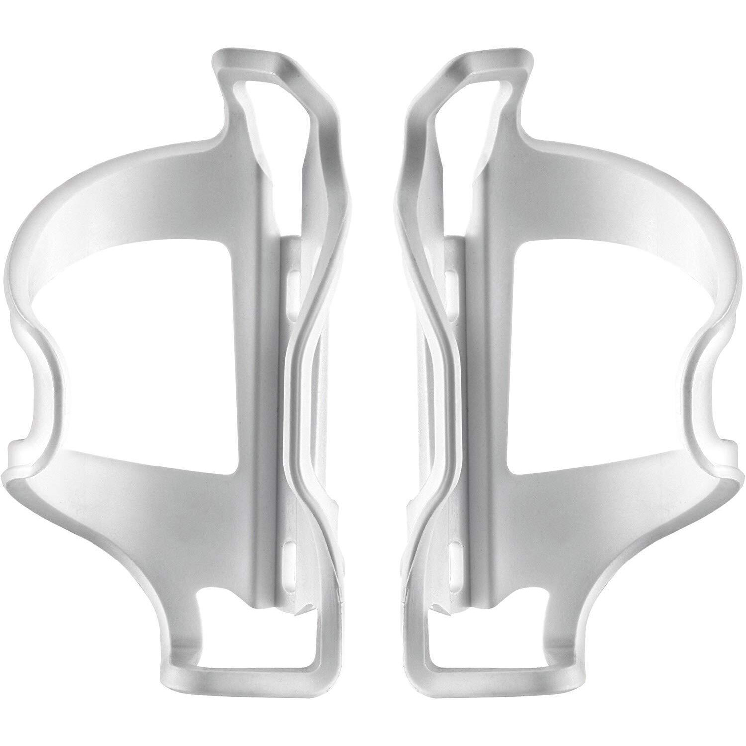 Lezyne Side Load Flow Bottle Cage-Pair (White)