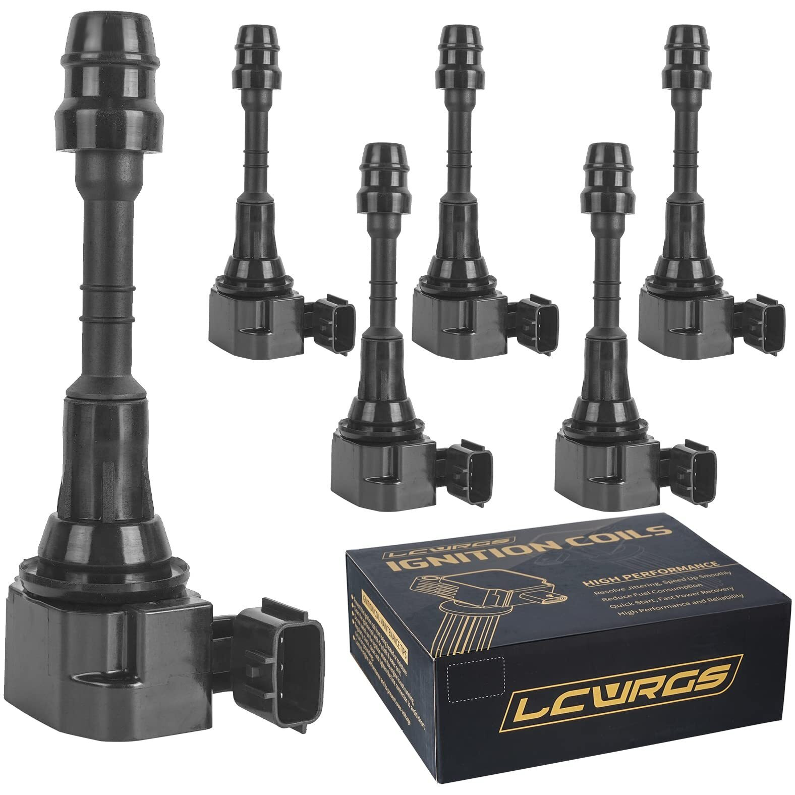 Ignition Coil Packs For 2002 2003 2004 2005 2006 2007 2008 2009 Nissan Maxima Murano Altima Xterra Quest Frontier Pathfinder Infiniti I35 Qx4 Suzuki Equator 3.5L 4.0L V6 Coils Uf349 C1406 - Set Of 6