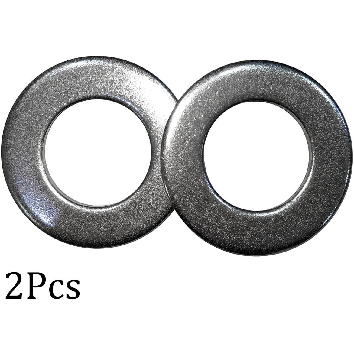 M39 Flat Washer  304 Stainless Steel  39Mm Id  70Mm Od  6Mm Thickness  Plain Finish  For Bolt And Screw (Pack Of 2)
