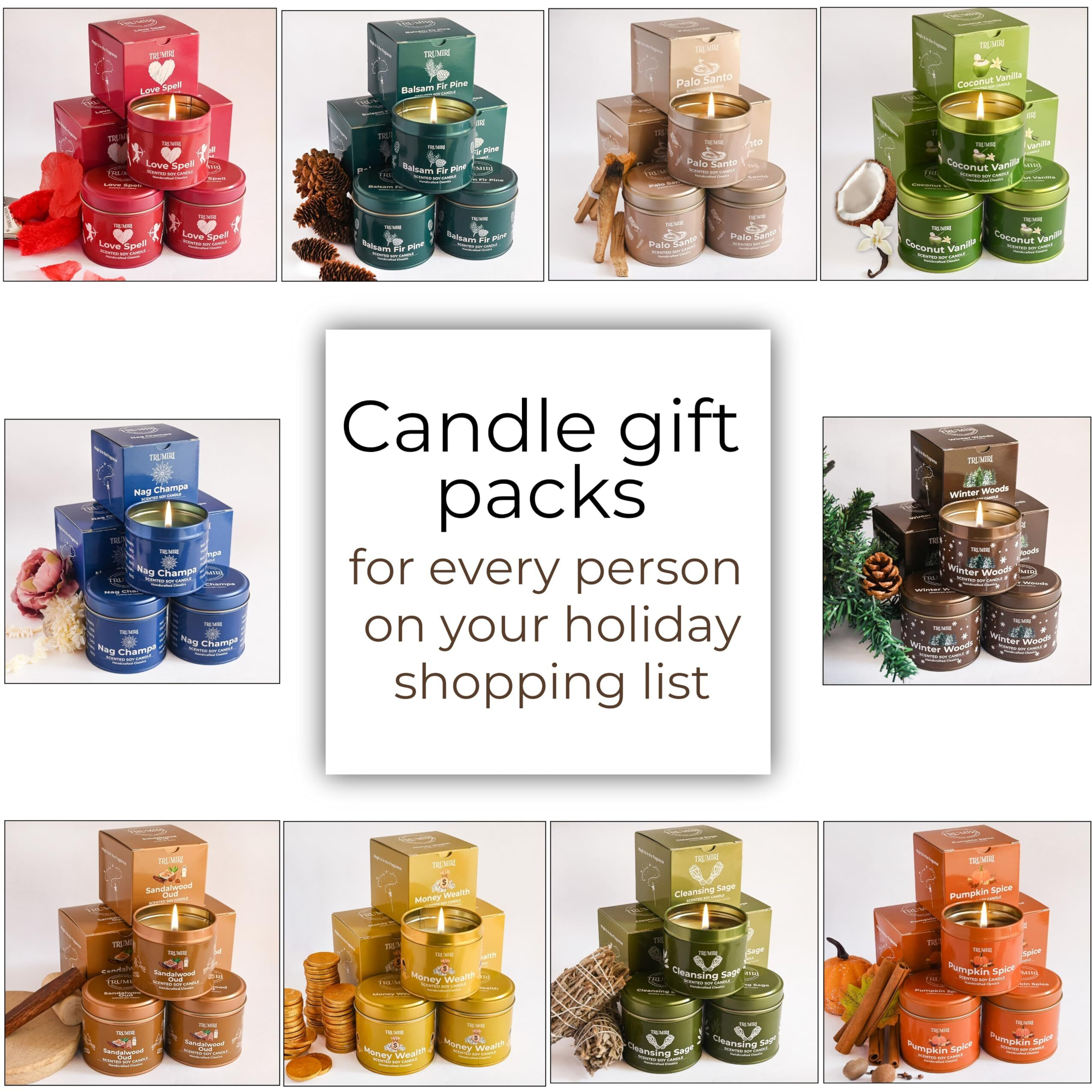 Nag Champa Candle For Home Scented - Pack Of 3 X 5Oz Natural Soy Clean Organic Non Toxic - For Aromatherapy Meditation Spiritual Gifts Bathroom Kitchen - Long Lasting Heavily Scented Velas AromTicas