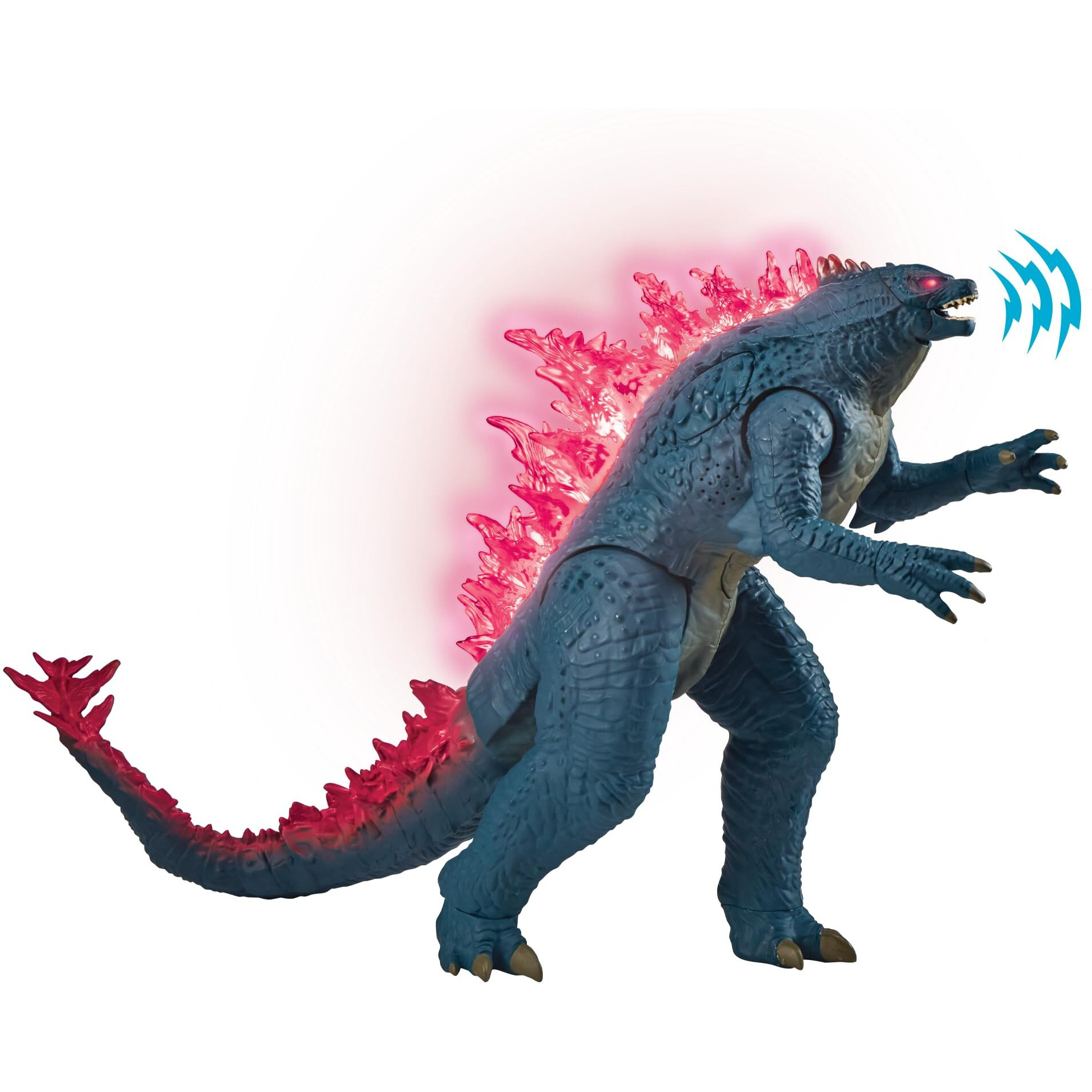 Godzilla X Kong 13"" Mega Deluxe Heat Ray Misting Breath Godzilla Figure By Playmates Toys