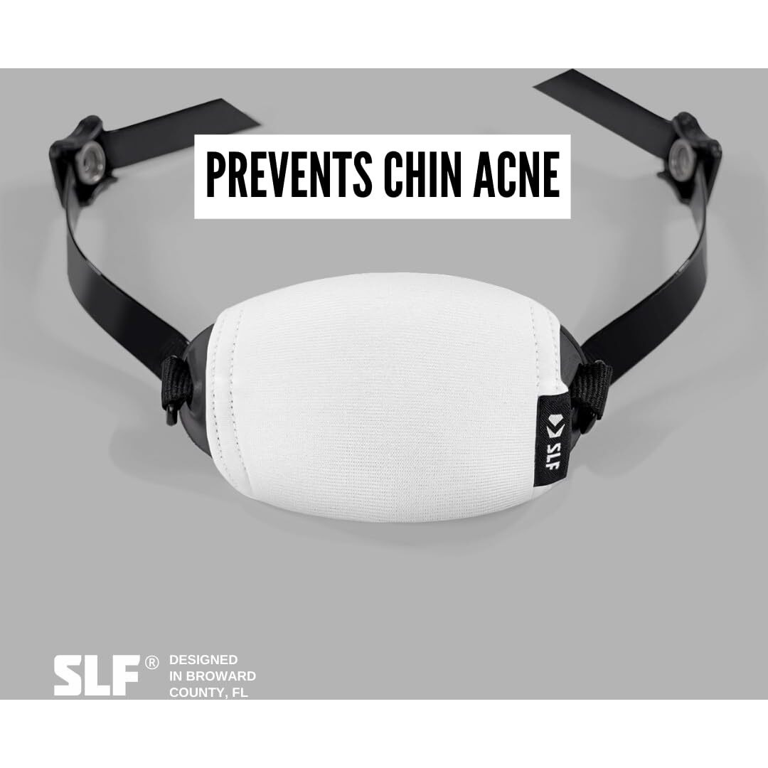 Sleefs Football Chin Strap Cover - One Size Fits All Cushion - Shield Compatible With Virtually All Helmets - Adult And Youth