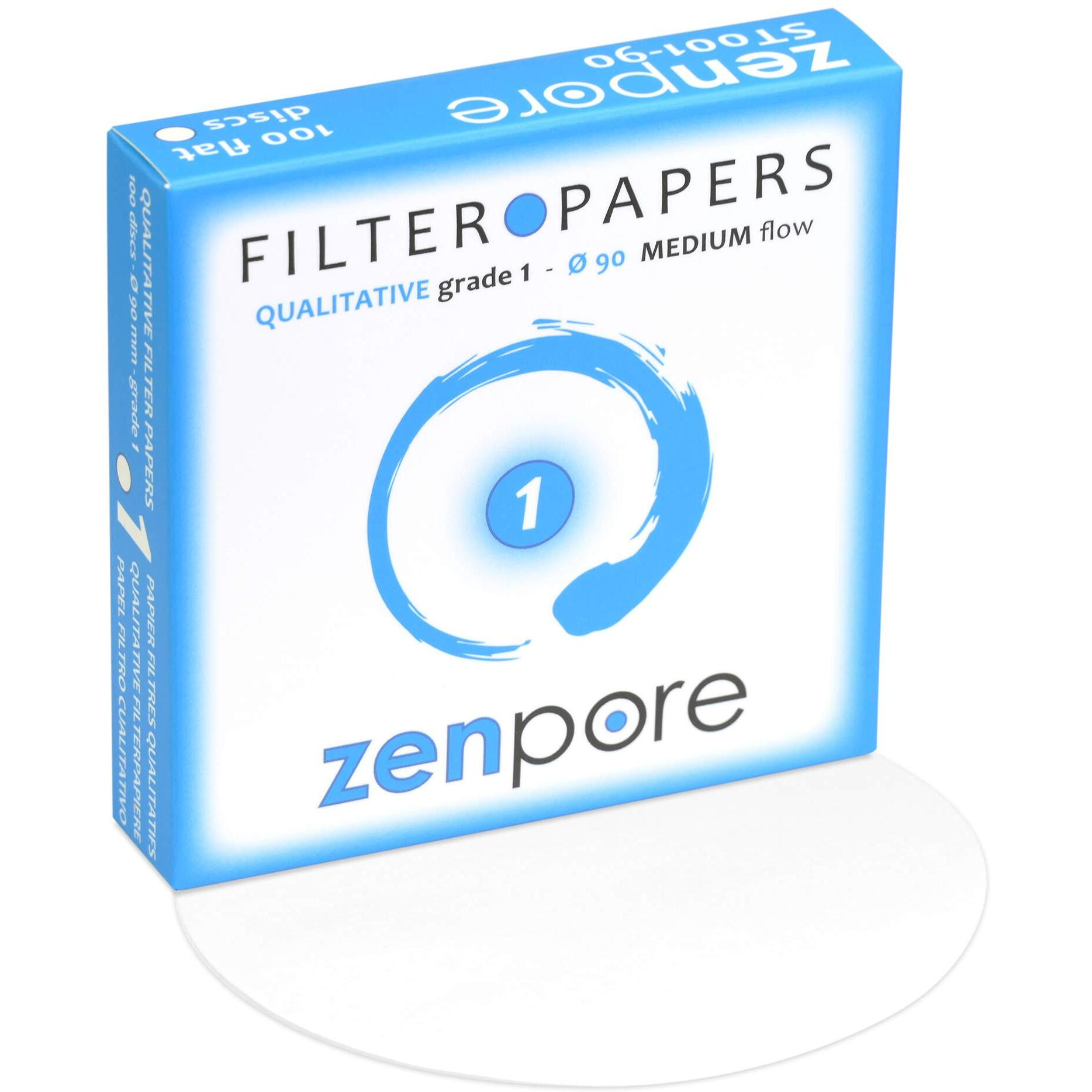 Qualitative Filter Paper 9 Cm Lab Filter Paper For Chemistry  Standard Qualitative Grade 1-Medium Flow 90Mm(100 Discs)