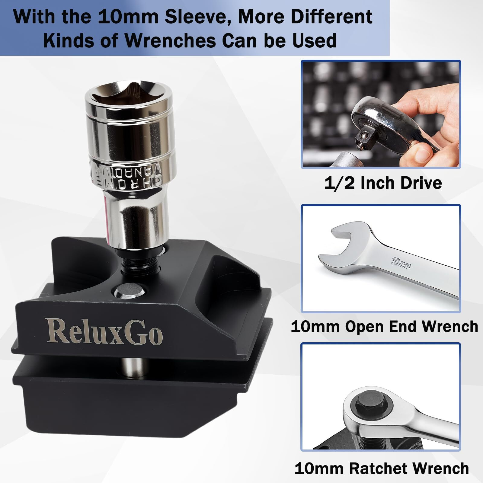 Reluxgo Universal Suspension Strut Split Hub Steering Knuckle Spreader Tool  Strut Spreader Tool  Compatible With Volkswagen Audi Bmw Ford Peugeot Citron