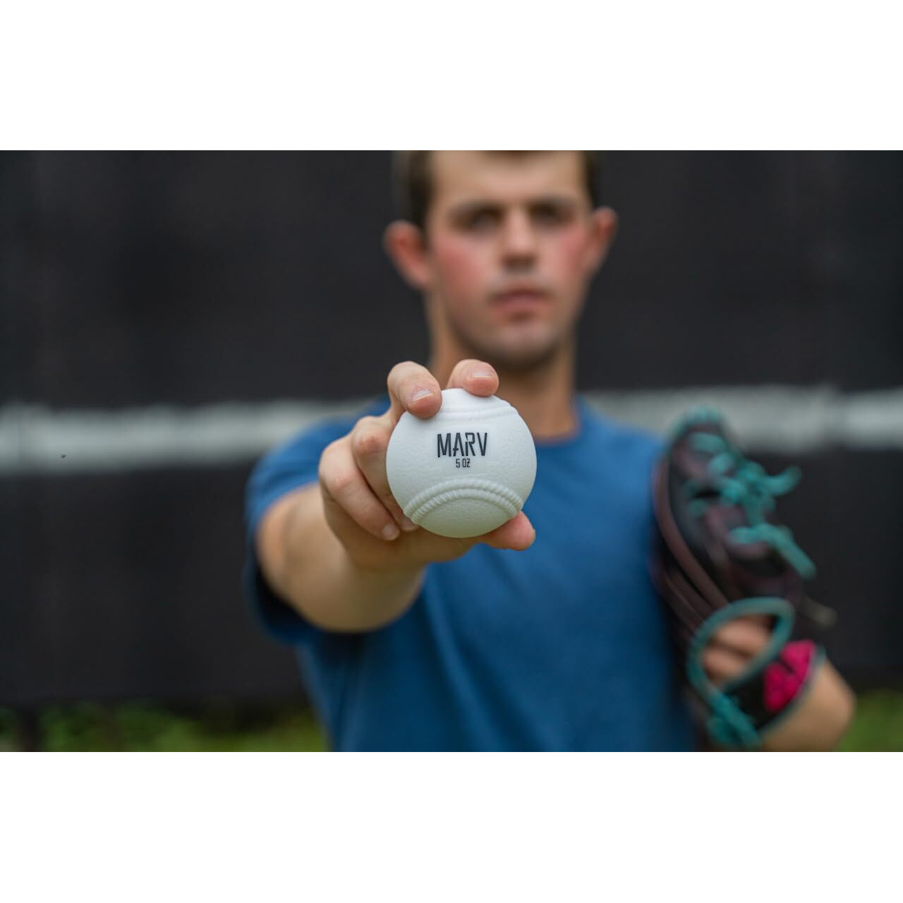 Marv Balls - Velo Set (Soft Shell Plyo Baseball) Original Plyo With Seams Velocity Development Set - 6 Weighted Baseballs