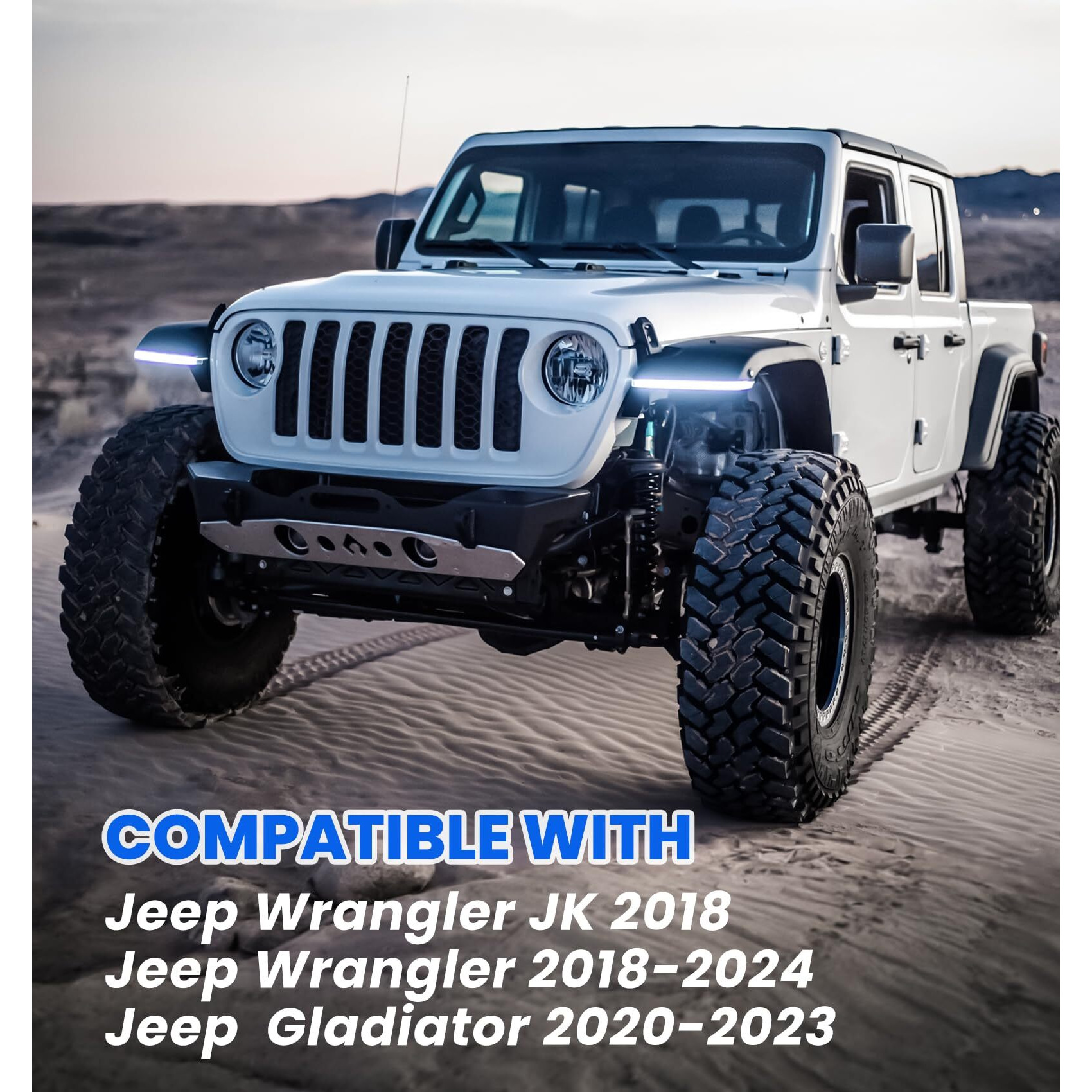 Upgraded Sun Visor Repair Kit  Eamplest Aluminum Alloy Star Sun Visor Clips Compatible With Jeep Wrangler Jk 2018 Jl 2018-2023 2020-2023Gladiator Accessories Quick And Easy Repair Loose Visor