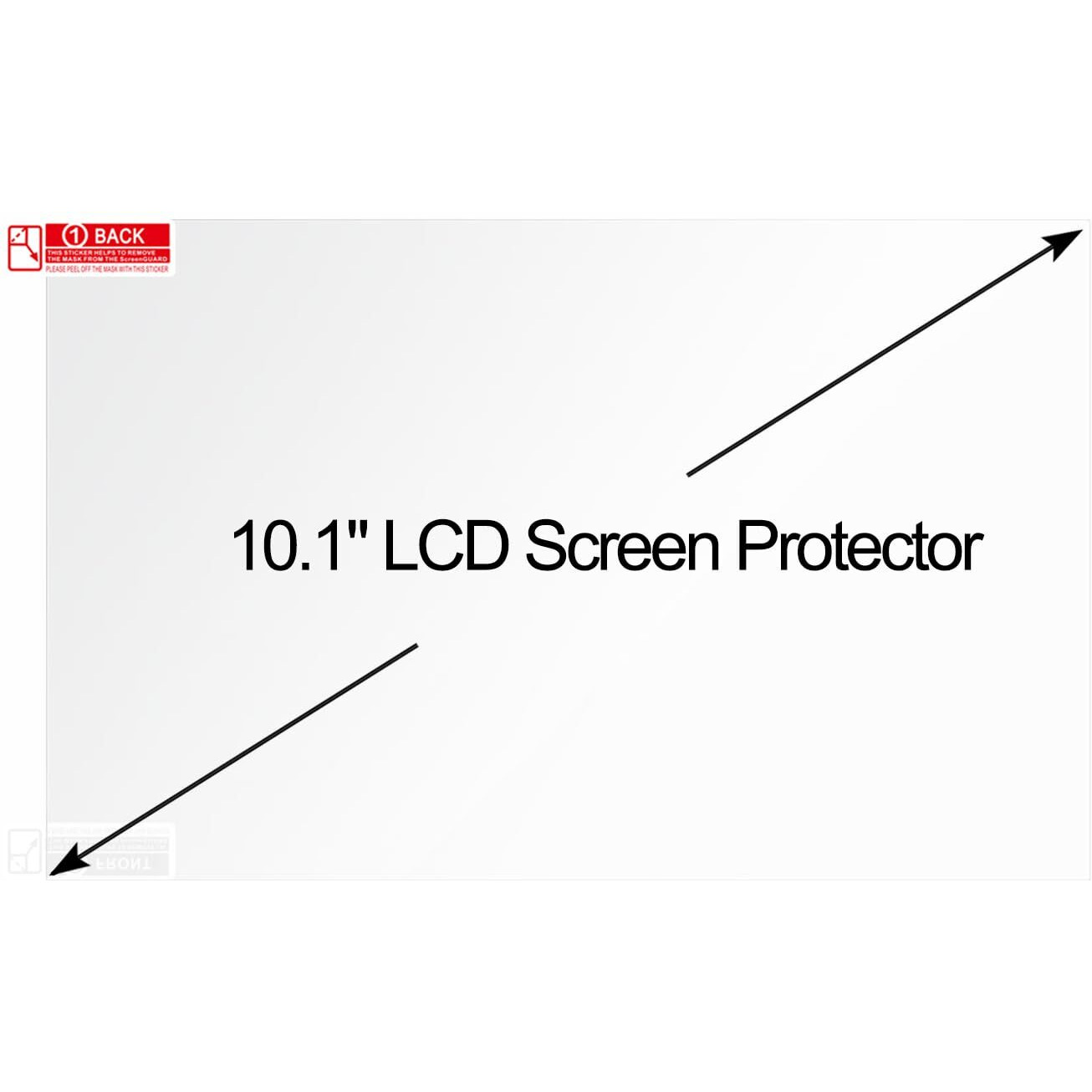 Hikudiy 5Pcs 10.1Inch Lcd Screen Protector Film Scratch-Resistant Protective Films For Elegoo Saturn 3 12K/Saturn 3 Ultra 12K/Saturn 2/Saturn 8K Sonic Mighty 8K Photon M3 Premium Lcd Resin 3D Printer