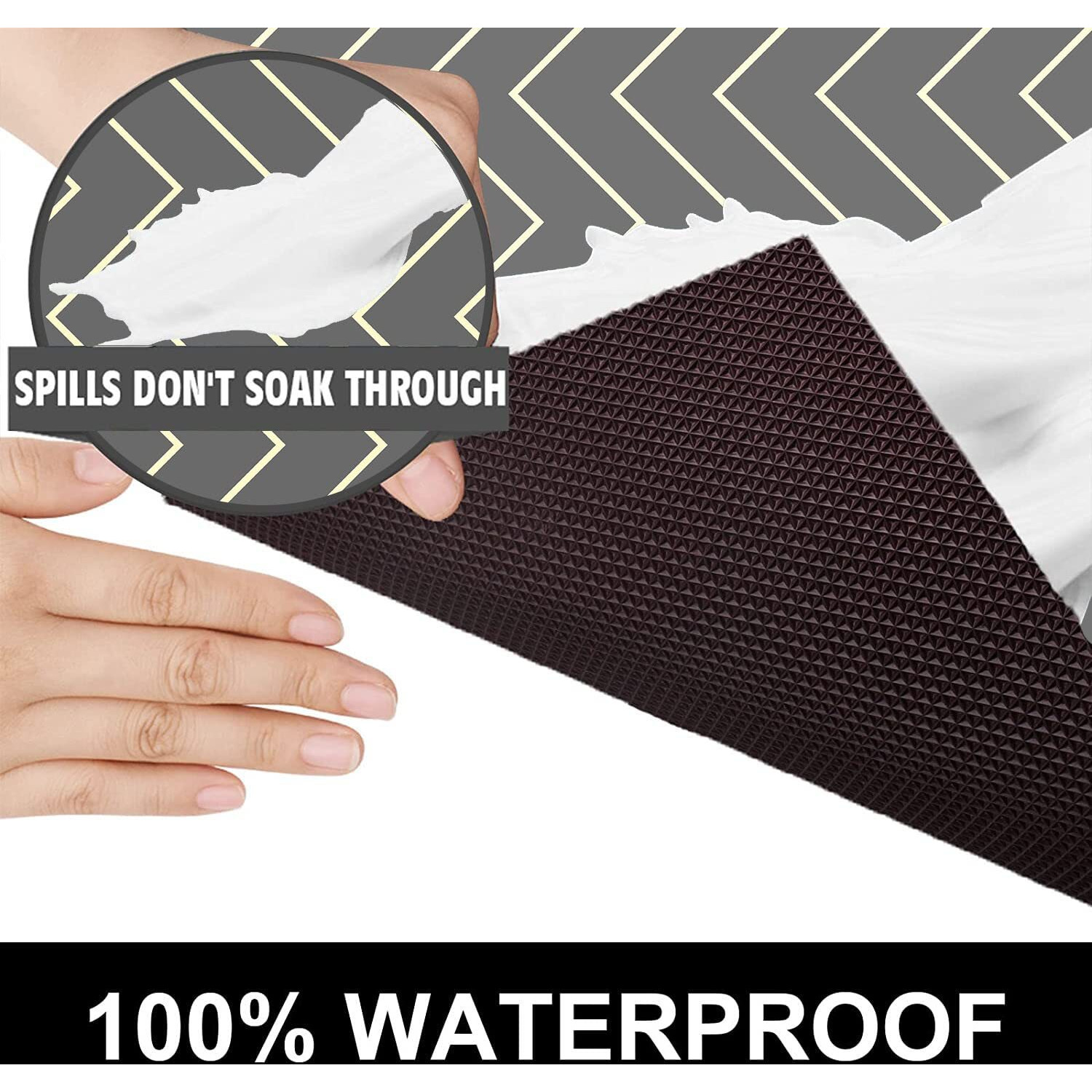 Sfsgqztz Under The Sink Mat  24 X 36 In  Durable Premium Mats Protect Kitchen And Bathroom Cabinets (Grey2)