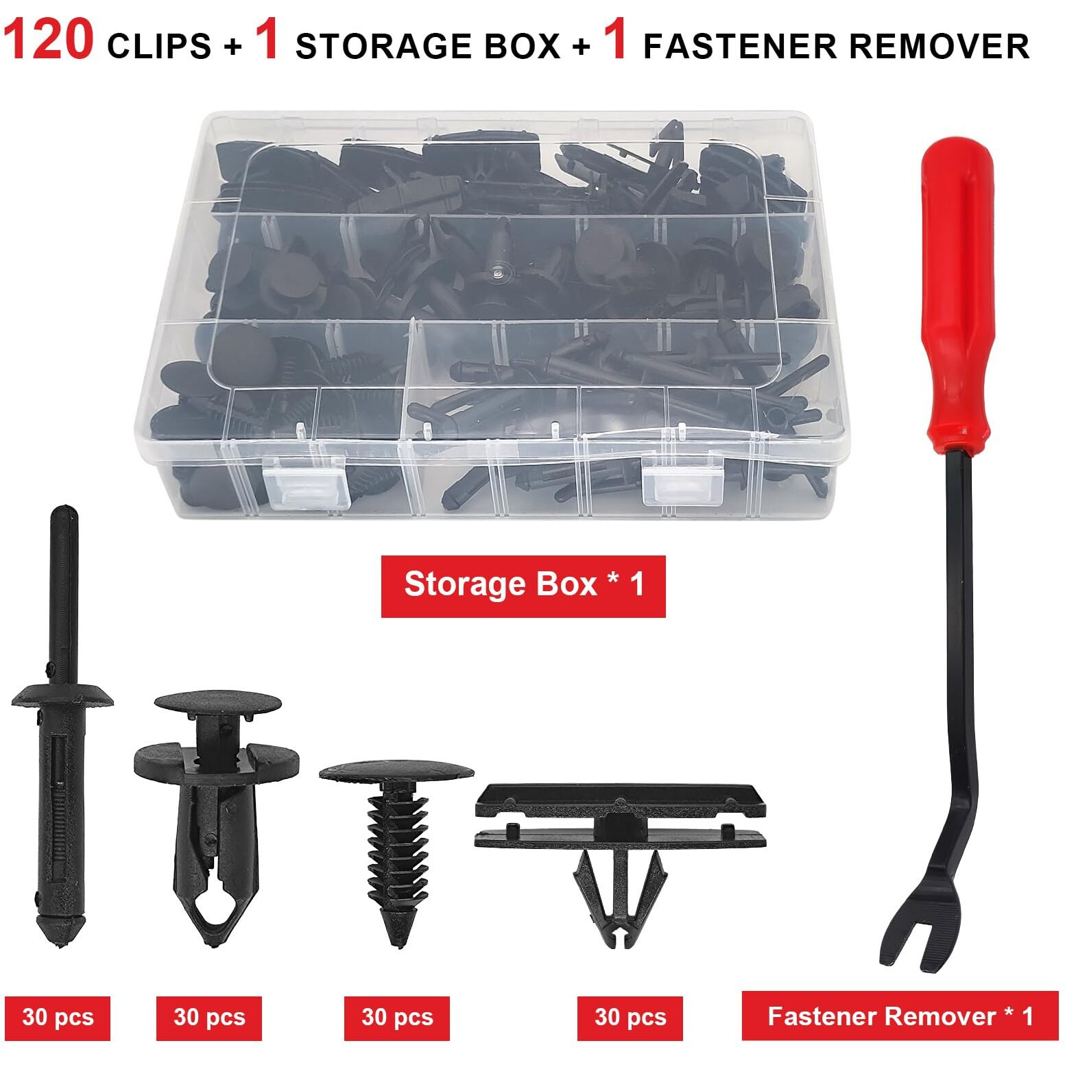 121Pcs Fender Clips For 2007-2022 Jeep Wrangler Jl Jk & 2005-2010 Grand Cherokee  Retainer Push Pins 6030441  Plastic Rivets 6506007Aa  Rocker Molding Clips 68039280Aa  Grill Bumper Push Pins 6503598