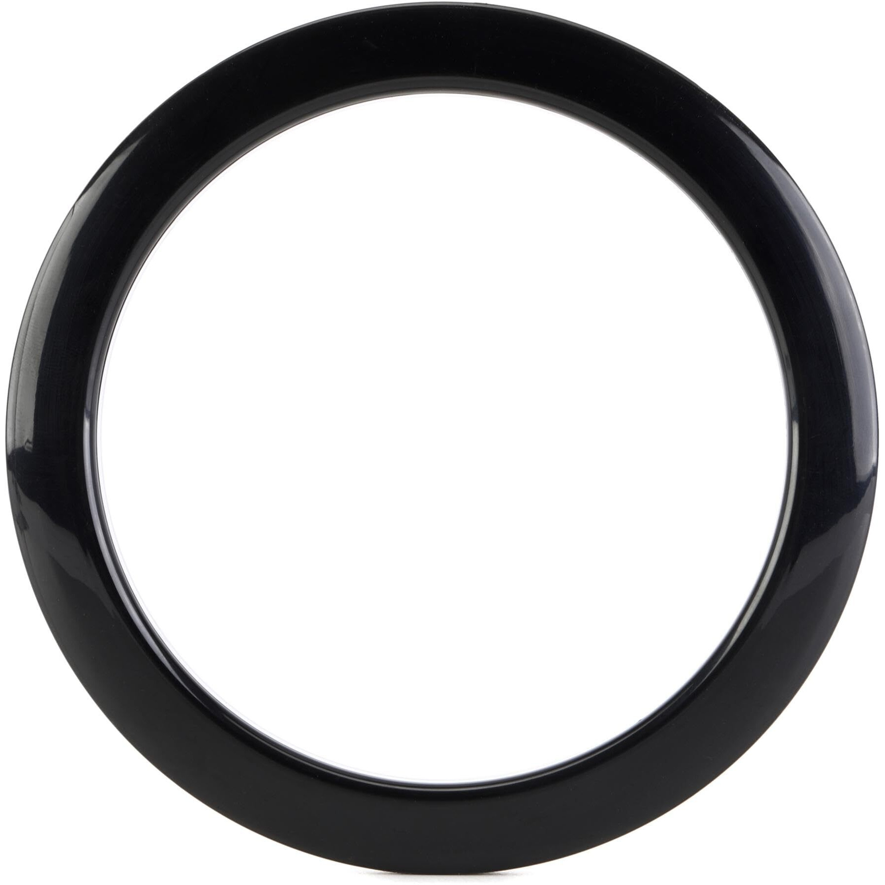 Bass Drum O's Port Hole Ring With Cutter - 5"" - Black