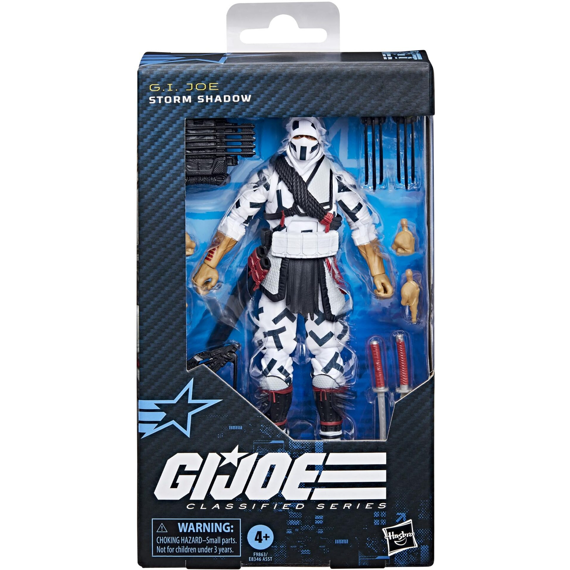 G.I. Joe Classified Series 131  Storm Shadow  Collectible 6 Inch Action Figure  Ninja Toy With 11 Accessories