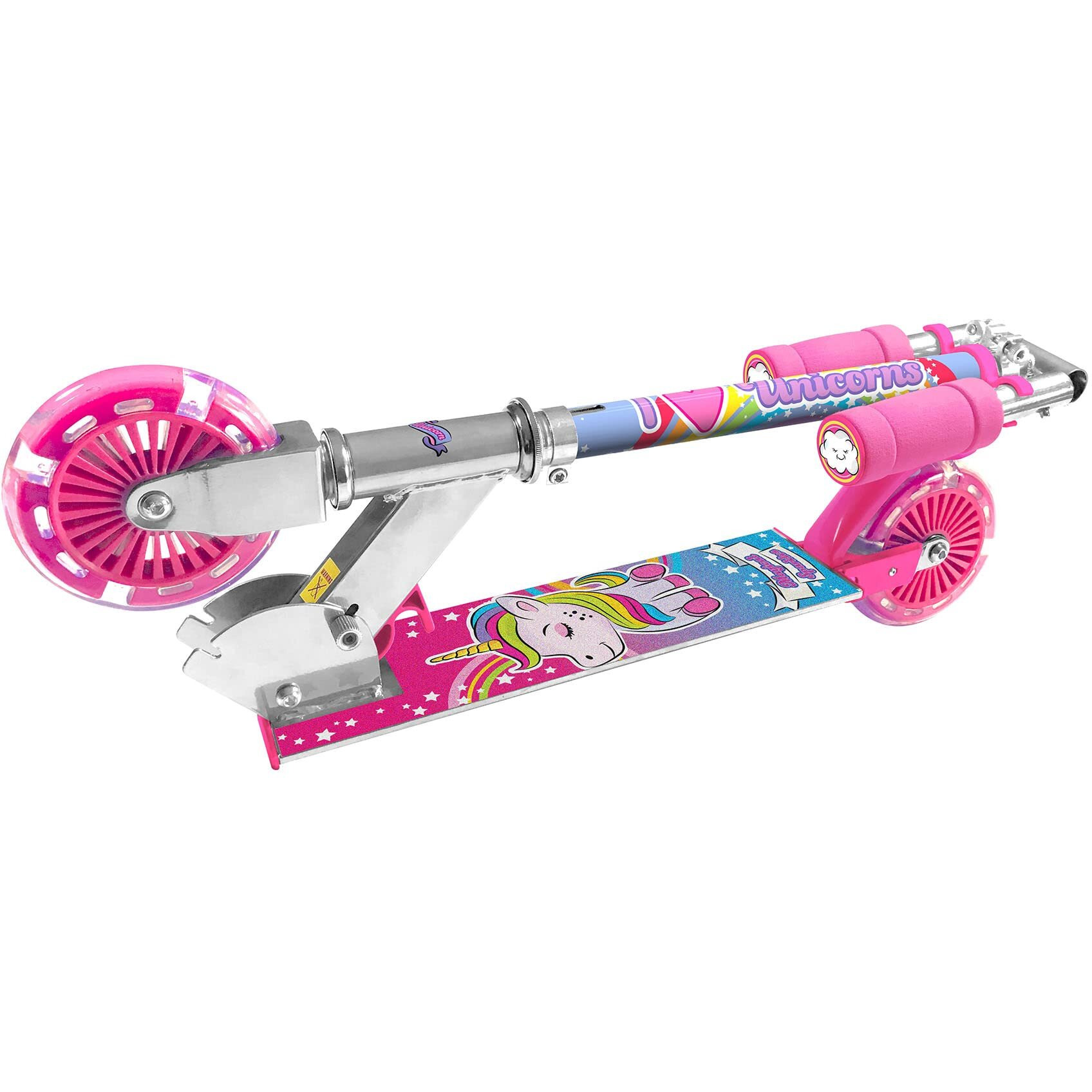 Ozbozz Unicorn Magical Sparkles Scooter With Flashing Wheels