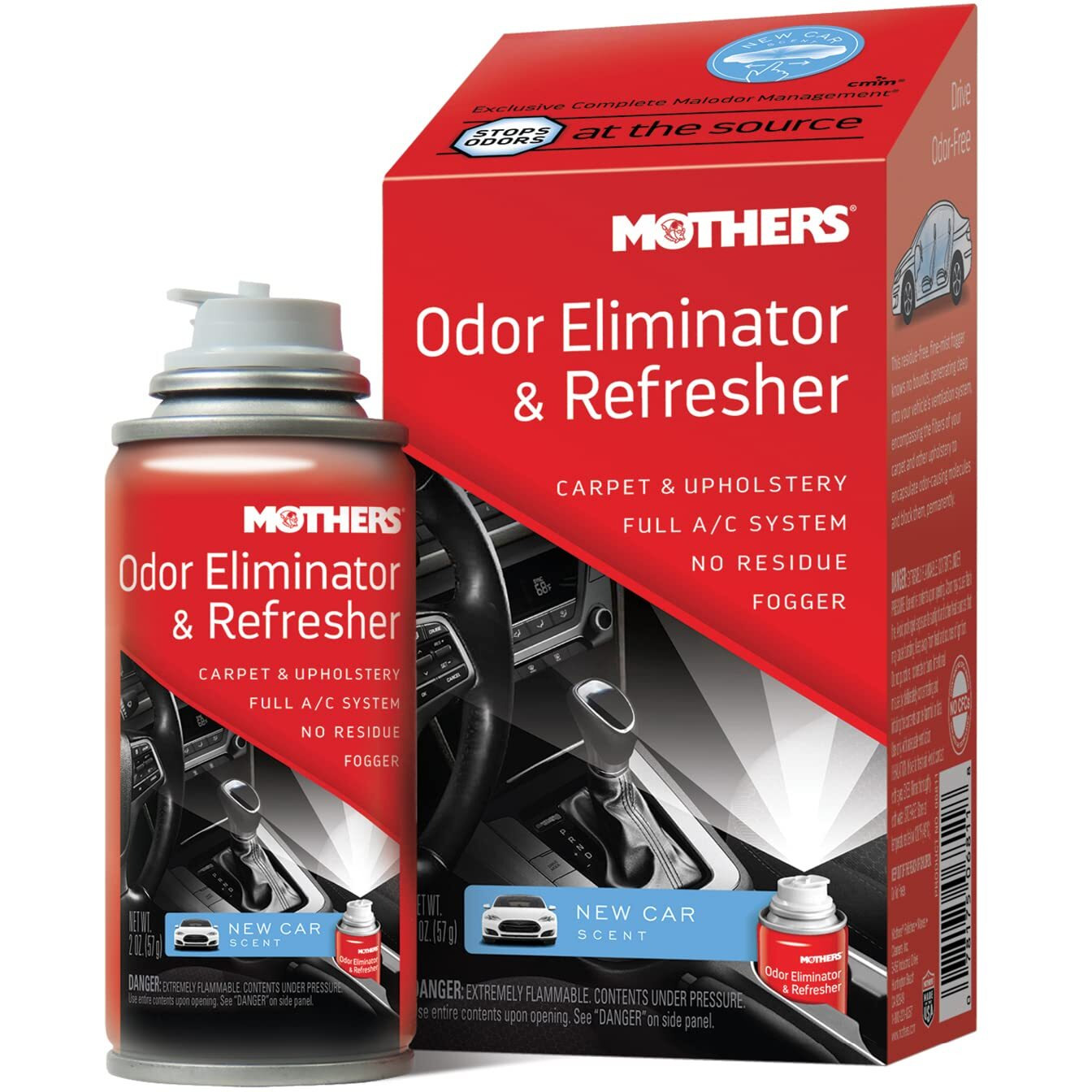 Mothers 06811 Odor Eliminator & Refresher  New Car Scent