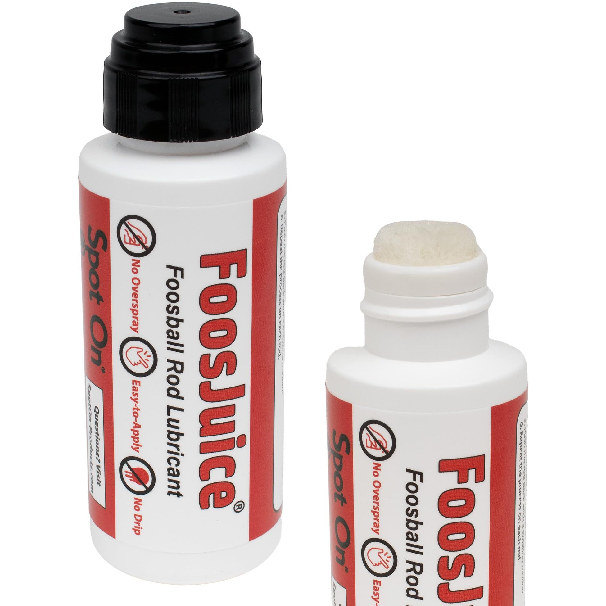 Foosjuice 100% Silicone Foosball Rod Lubricant With Dauber Top Applicator - The Clean And Easy To Use Lube - Made In The Usa