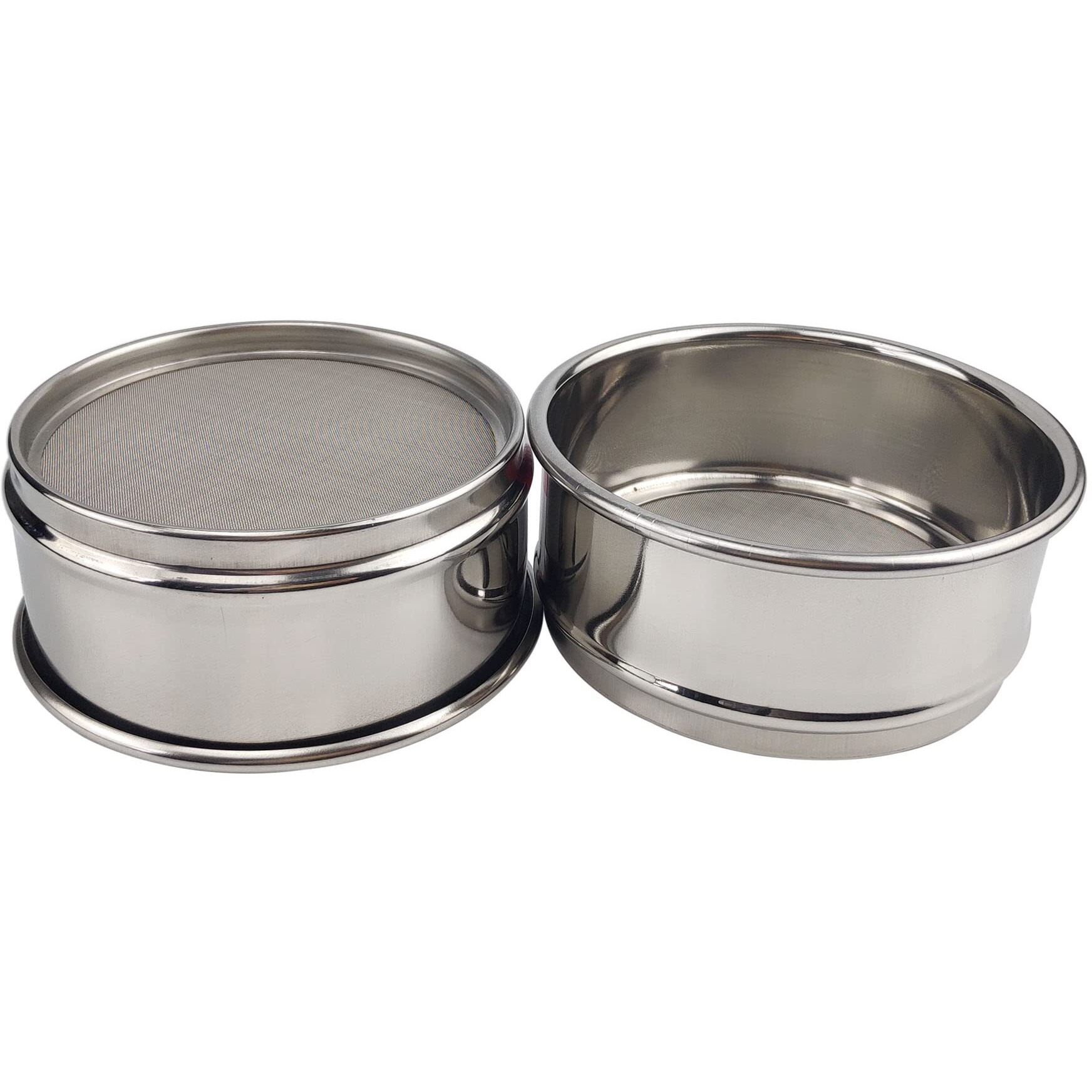 Labalpha 70 Mesh Lab Sieves  Test Sieve 70 Mesh  4'' Diameter  304 Stainless Steel Wire Cloth (0.22Mm)