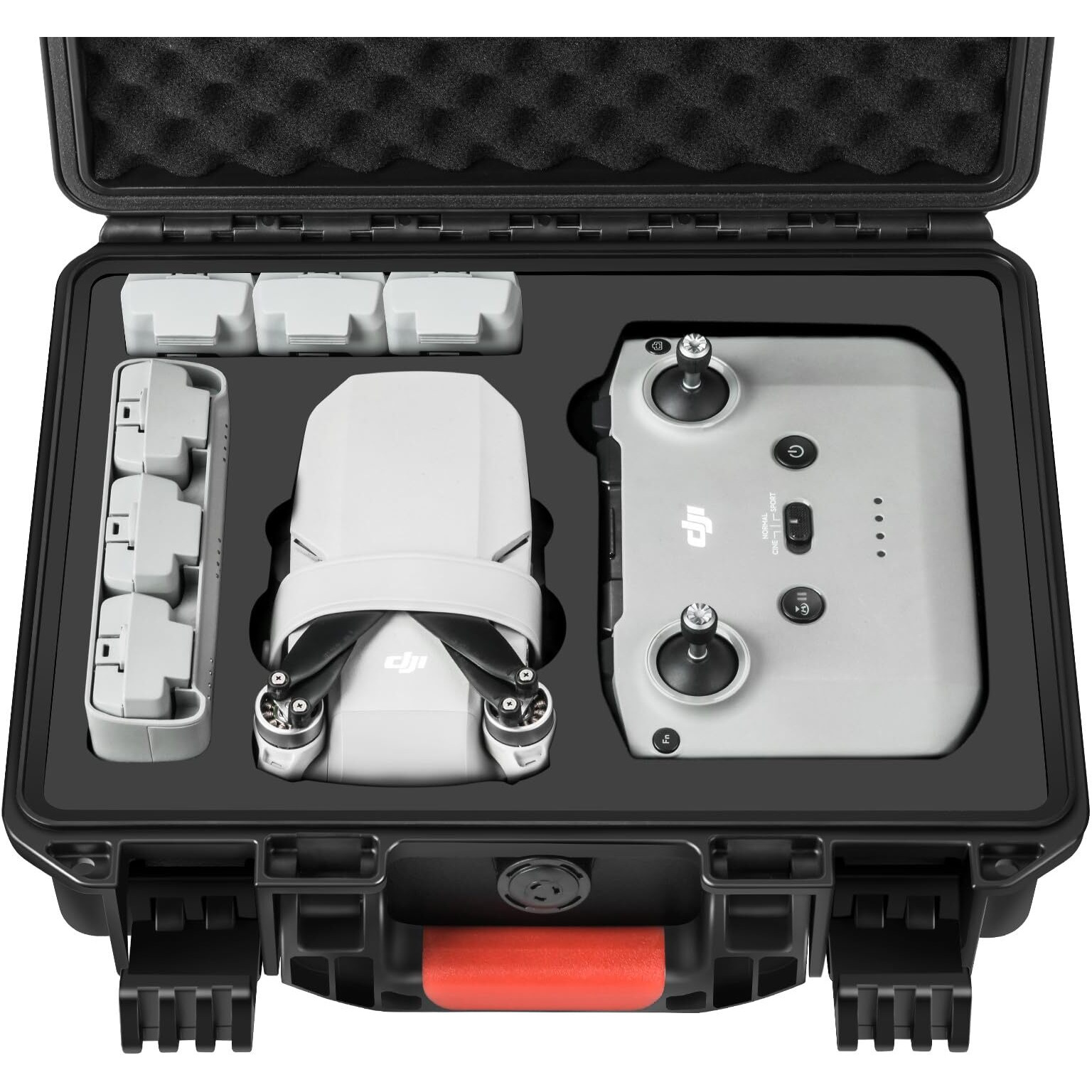 Yeteeth Hard Case For Dji Mini 4K  Mini 2  Mini 2 Se  Waterproof & Shock Proof Carrying Travel Case For Dji Mini 4K  Mini 2  Mini 2 Se Accessories (Only Case)
