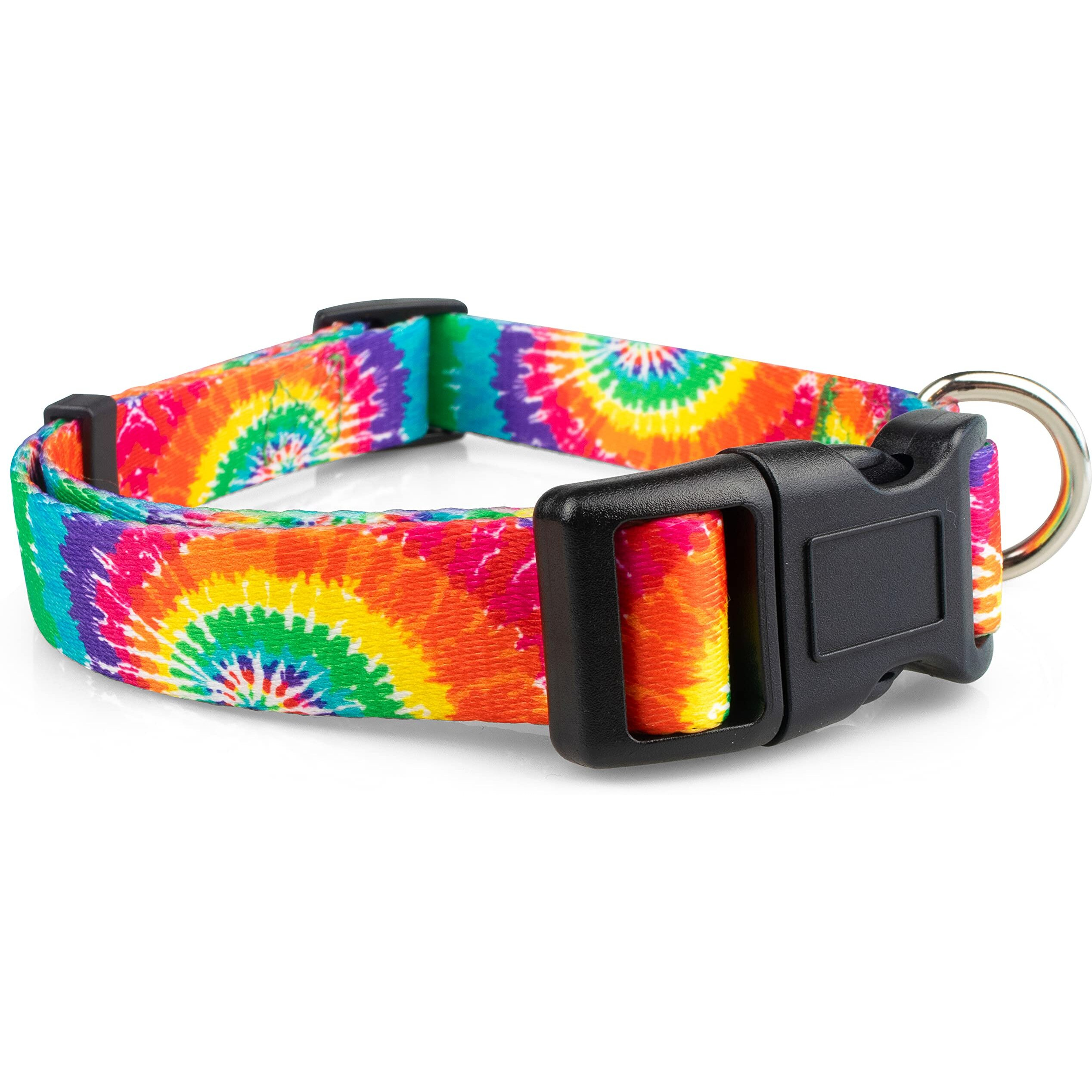 Limeloot Tie Dye Dog Collar For Female And Male Dogs  Medium