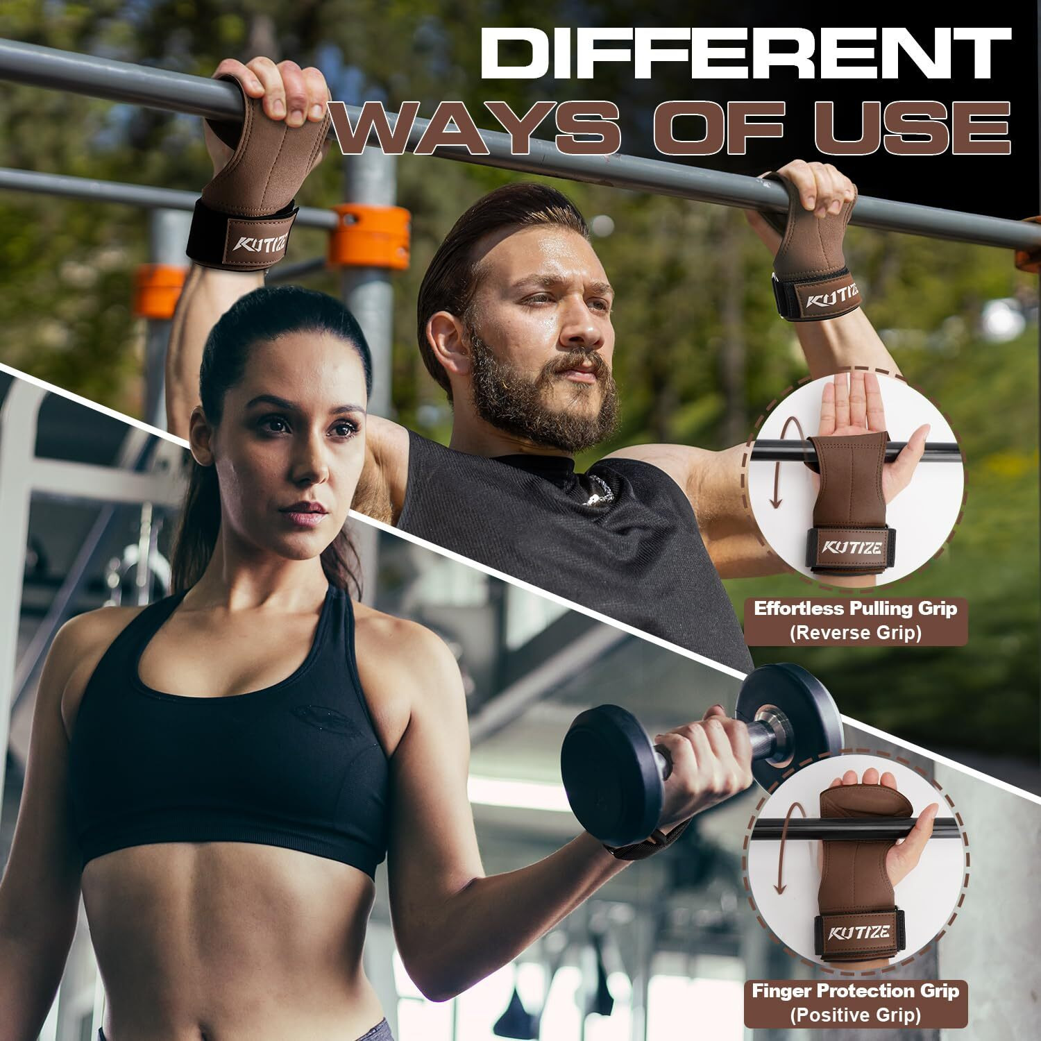 Weight Lifting Wrist Straps  Double Layer Leather Lifting Straps For Deadlift And Powerlifting  Adjustable Neoprene Padded Gym Lifting Wrist Hooks For Men/Women  Wrist Strap With Cushion Wrist Loop