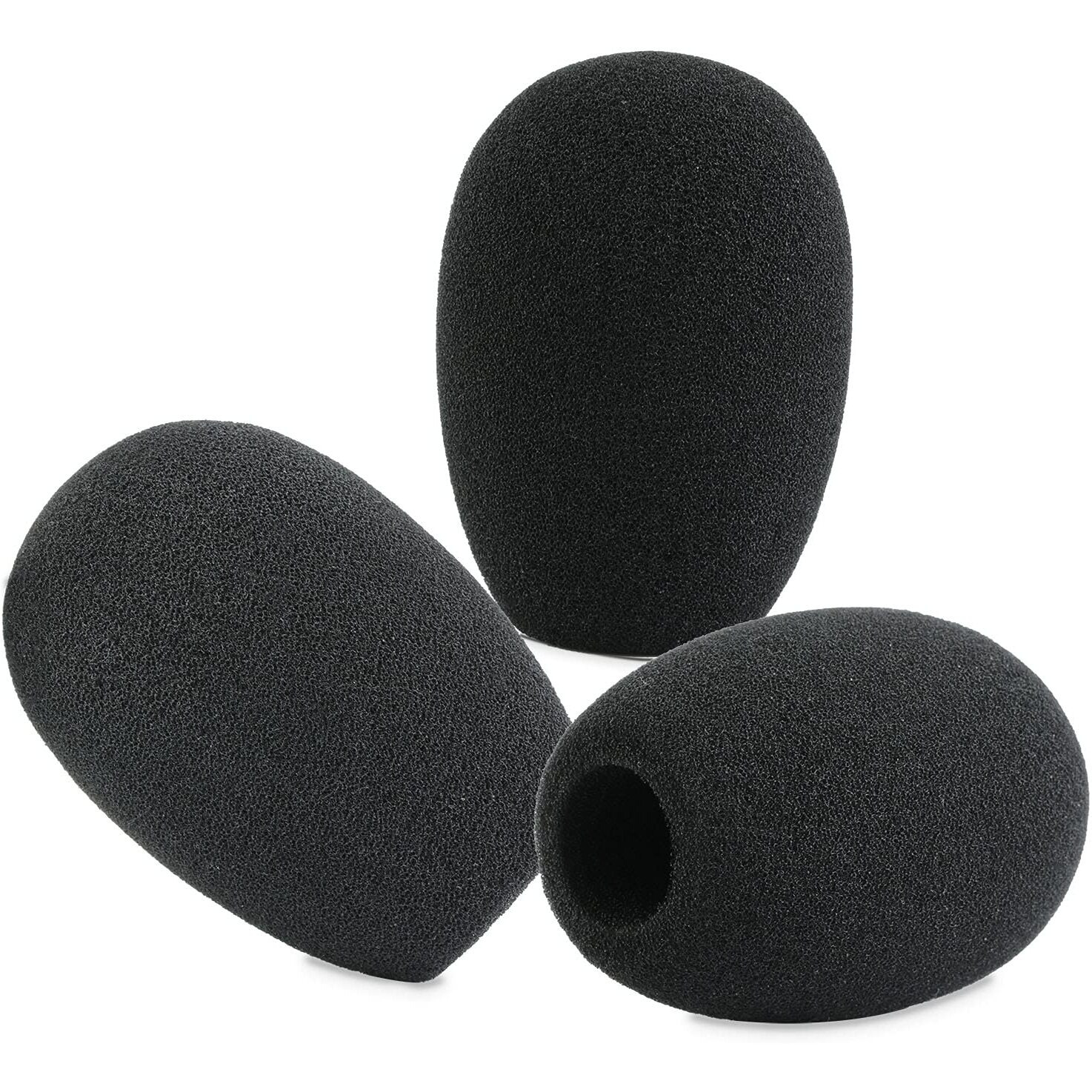 Lefxmophy Sm81 Windscreen  Rk311 Foam Cover Replacement For Shure Sm81-Lc Ksm141 Microphone  Noise-Cancellation Pop Filter 3-Pack