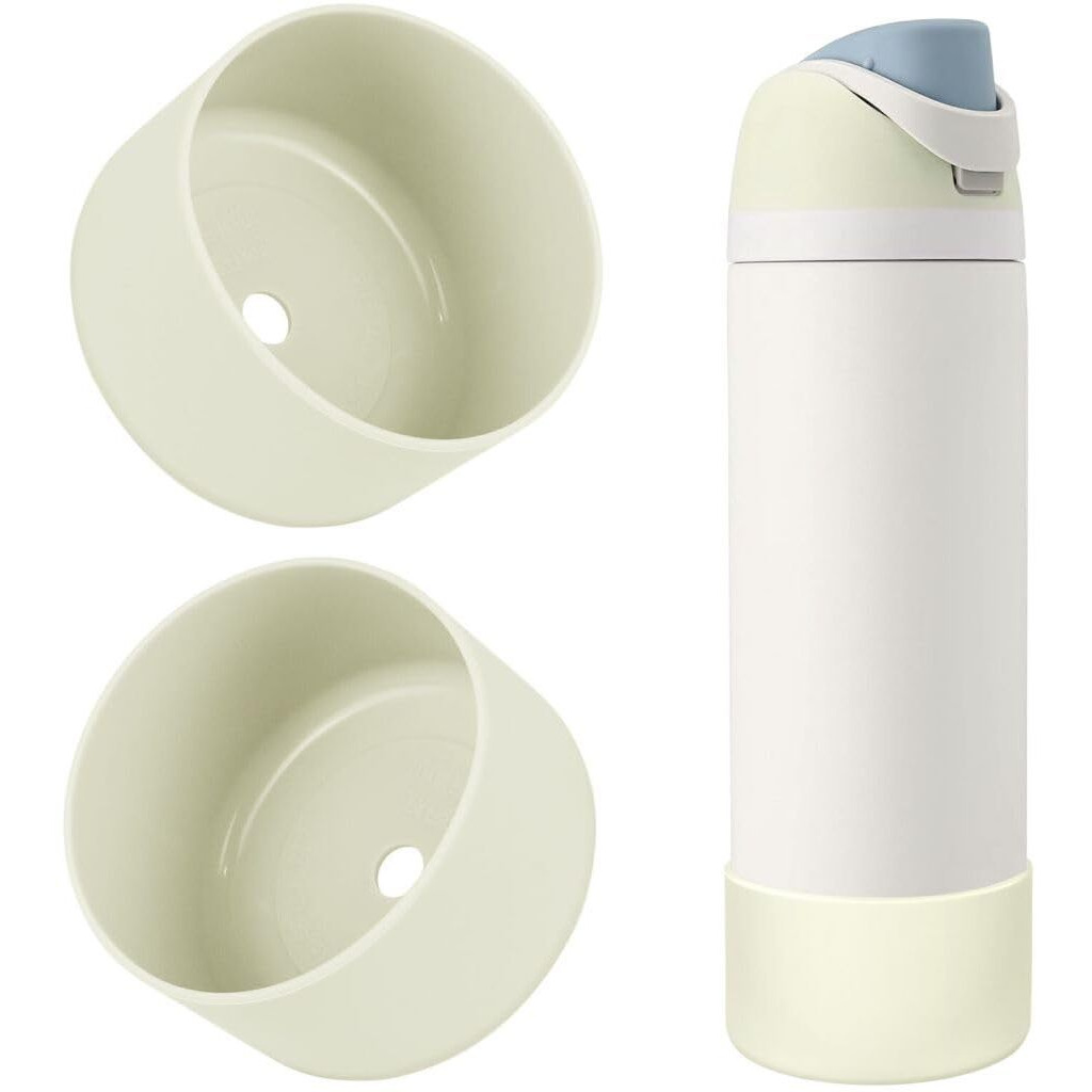 Bkby 2Pcs Silicone Water Bottle Boot  Compatible With Owala 24Oz 32Oz 40Oz  Protective Anti-Scratch & Anti-Dent No Noise Sleeve Cover For Freesip/Twist/Flip Stainless Steel Water Bottles