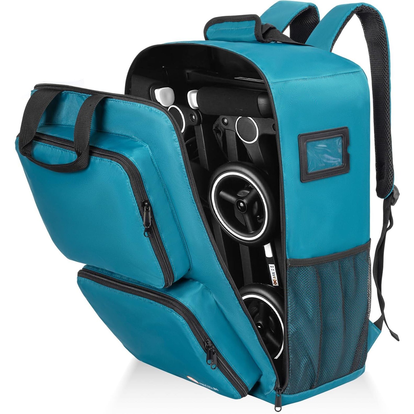 Akozlin Foldable Stroller Travel Bag Backpack 14.2"&quotX8.7"&quotX20.5"&quotCompatible With Gb Pockit+ All City/Gb Pockit Air All Terrain/Gb Pockit Stroller Blue