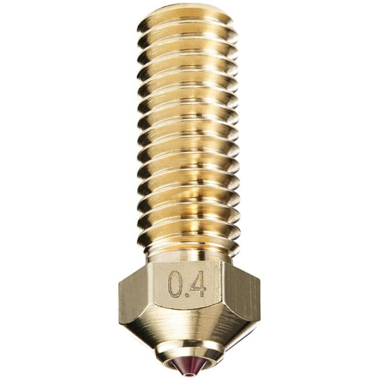 Ruby Volcano Nozzle Abrasion Wear Resistant High Flow 0.4 Sidewinder 1.75Mm Hardened (Volcano  0.4Mm)